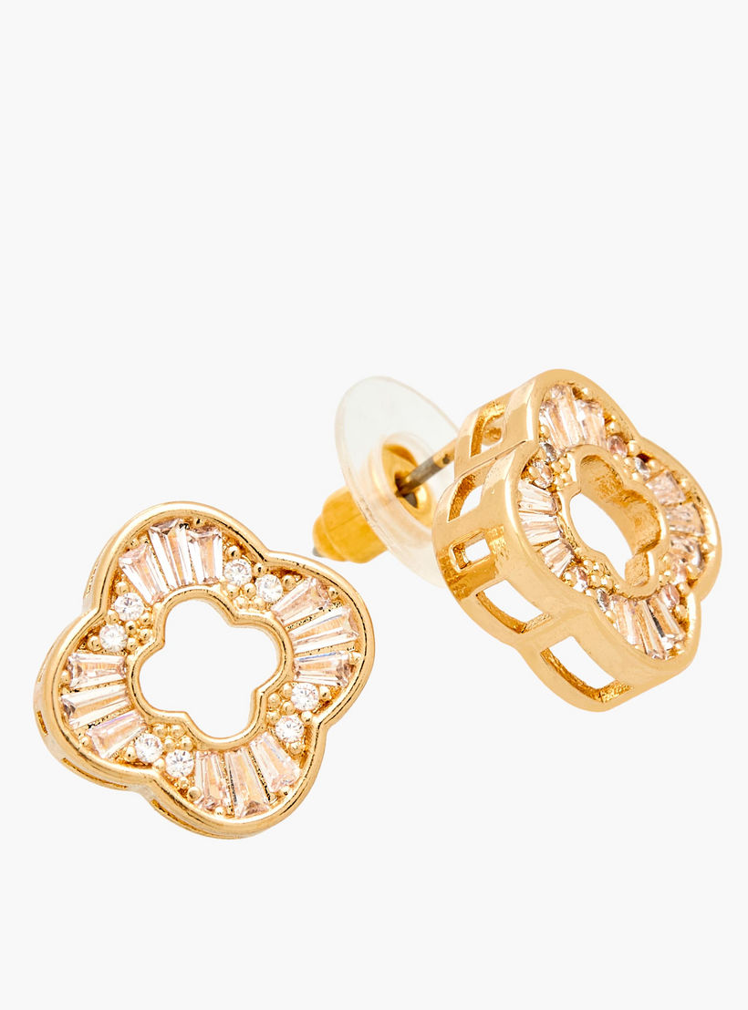 Set of 2 - Embellished Floral Necklace and Earrings-women-watchesandjewellery-jewellery-jewellerysets-image-5