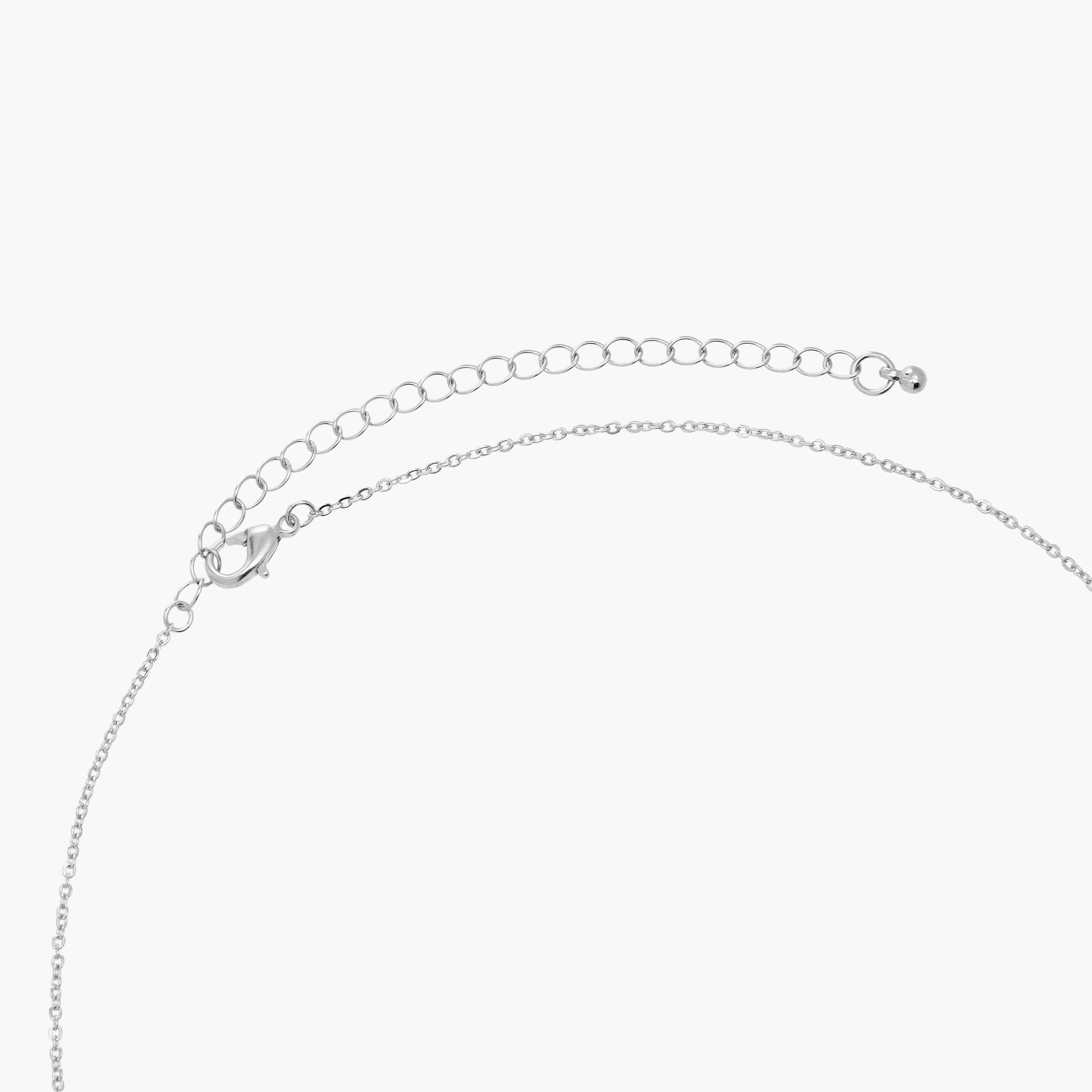 Silver Tone Necklace with Stone Embellishment-women-watchesandjewellery-jewellery-necklacesandpendants-image-3