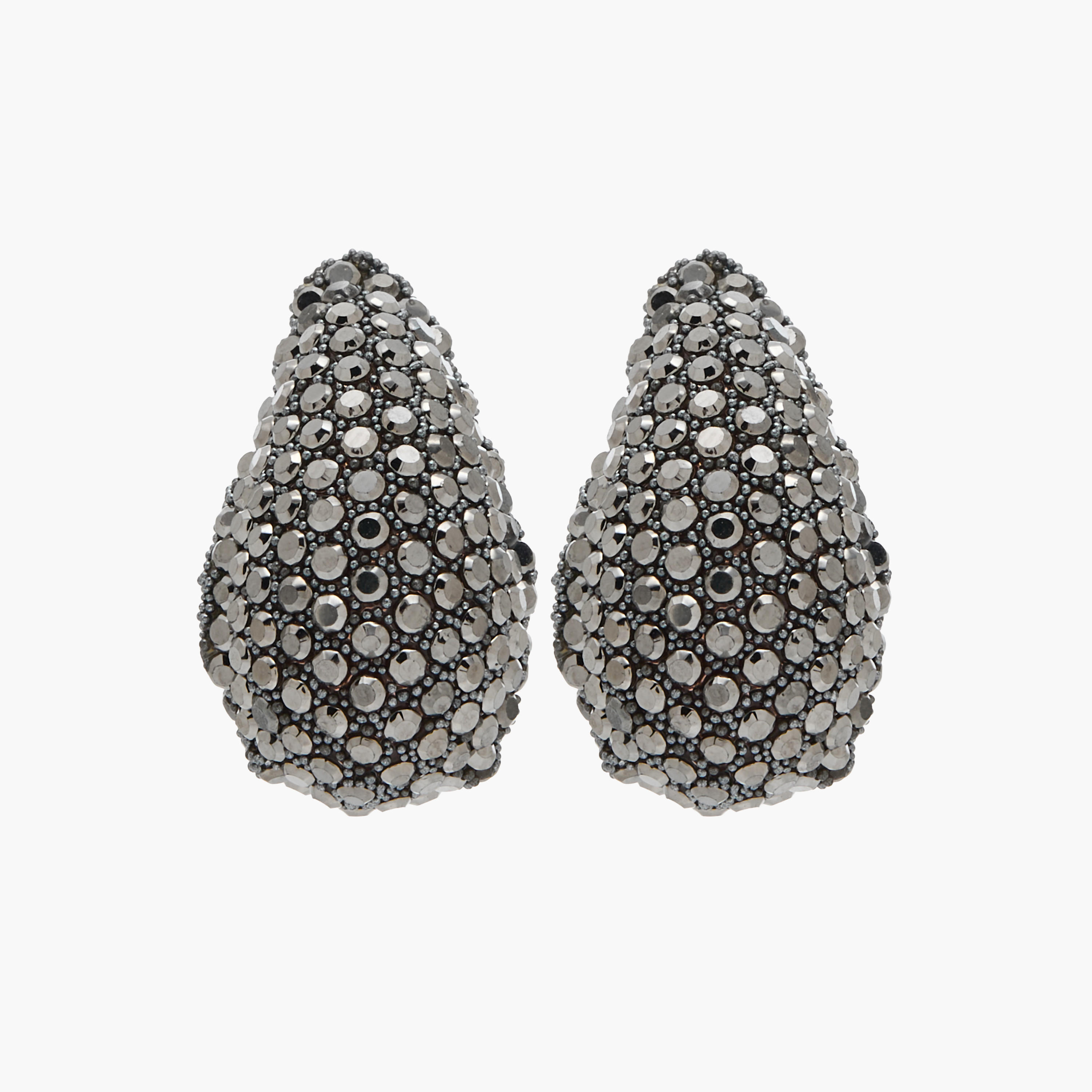 Embellished Teardrop Earrings with Pushback Closure-women-watchesandjewellery-jewellery-earrings-image-1