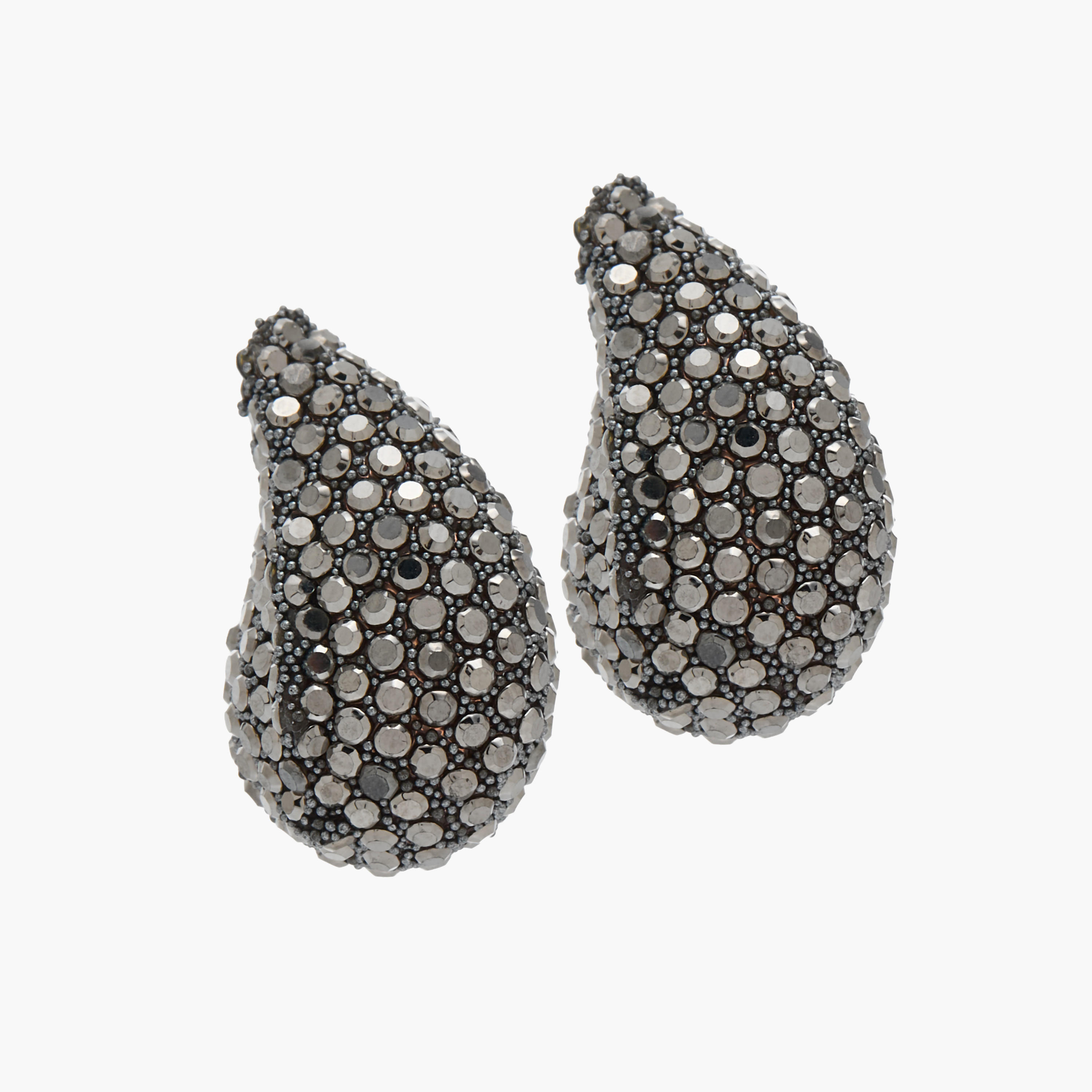 Embellished Teardrop Earrings with Pushback Closure-women-watchesandjewellery-jewellery-earrings-image-2
