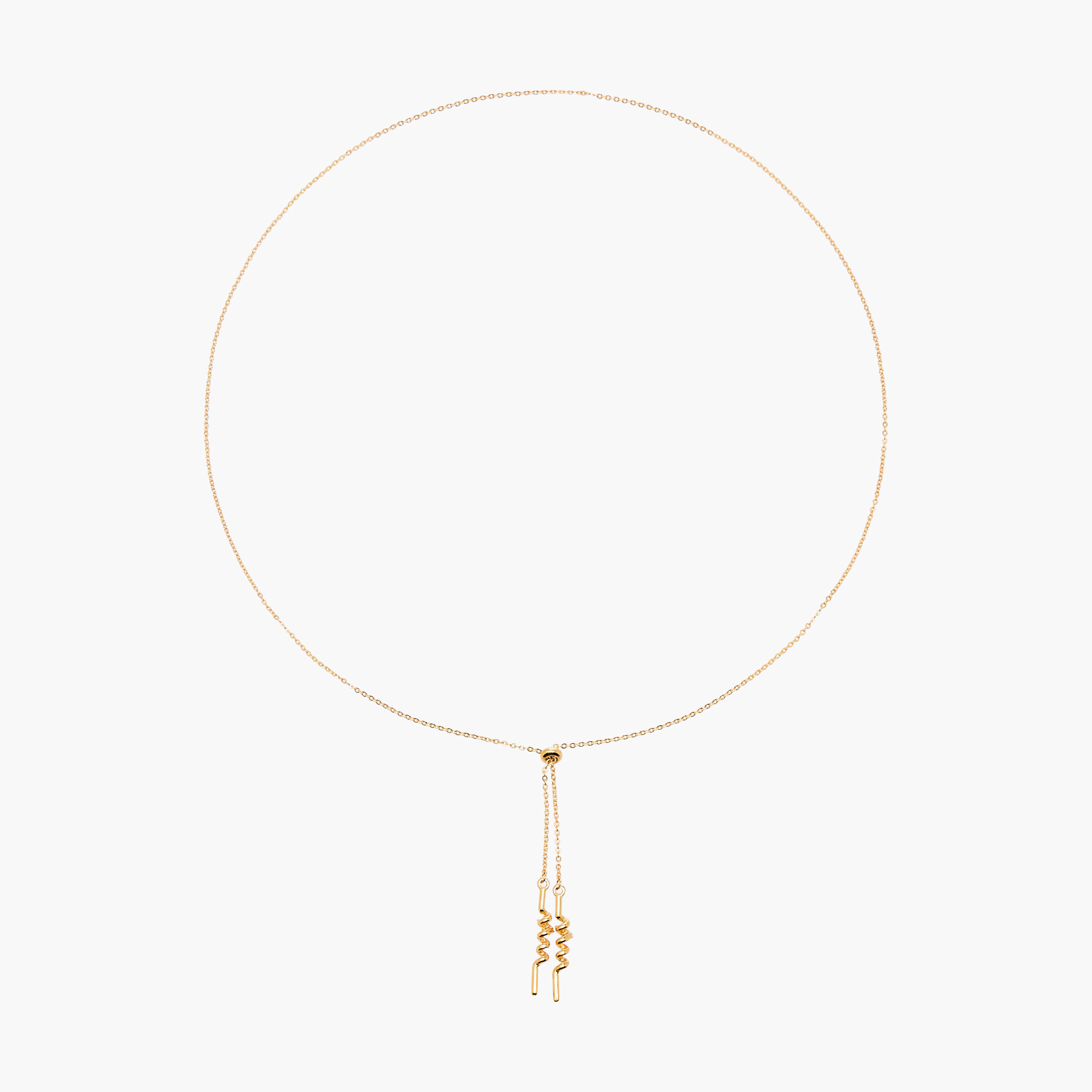 Gold Toned Necklace with Slider Clasp-women-watchesandjewellery-jewellery-necklacesandpendants-image-1