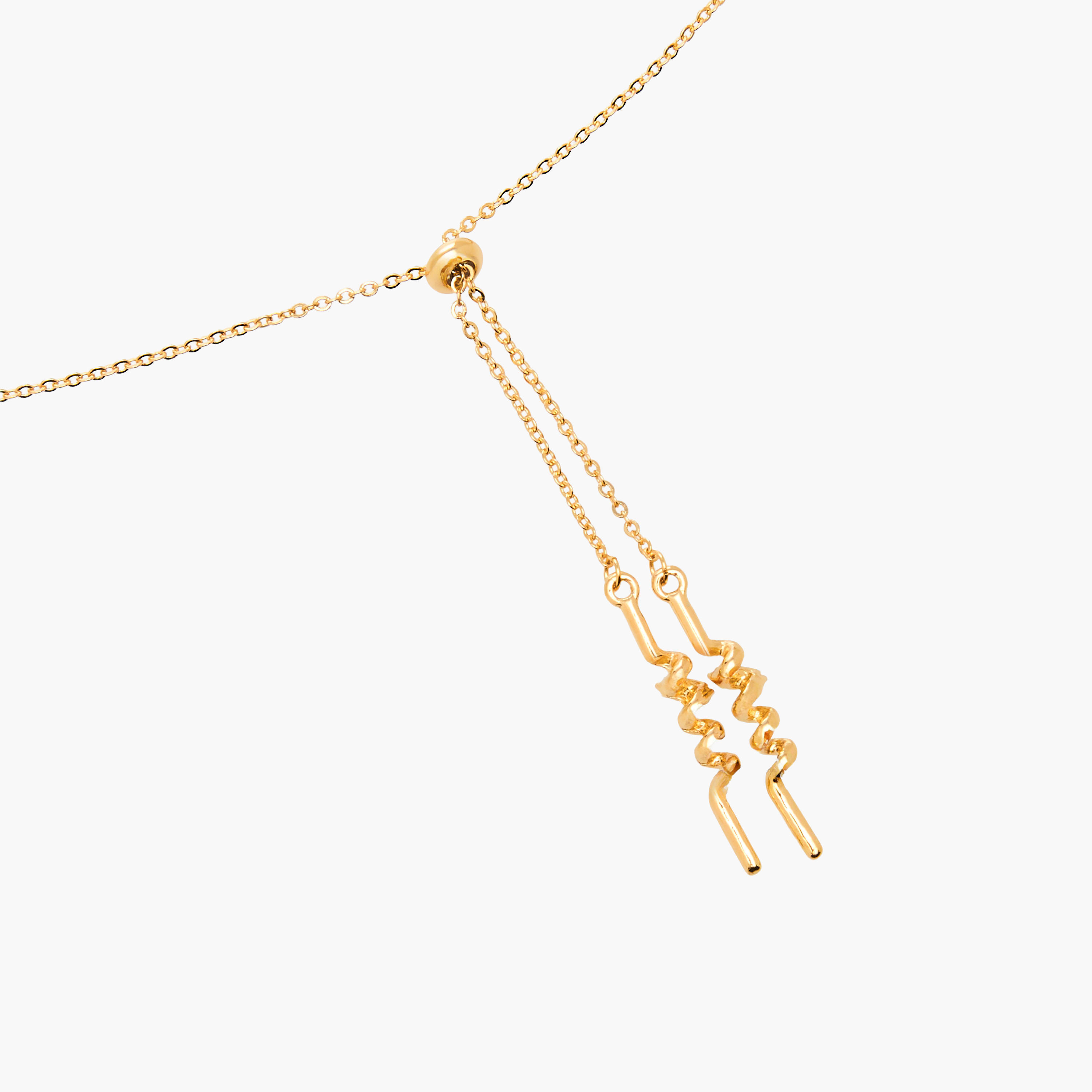 Gold Toned Necklace with Slider Clasp-women-watchesandjewellery-jewellery-necklacesandpendants-image-4