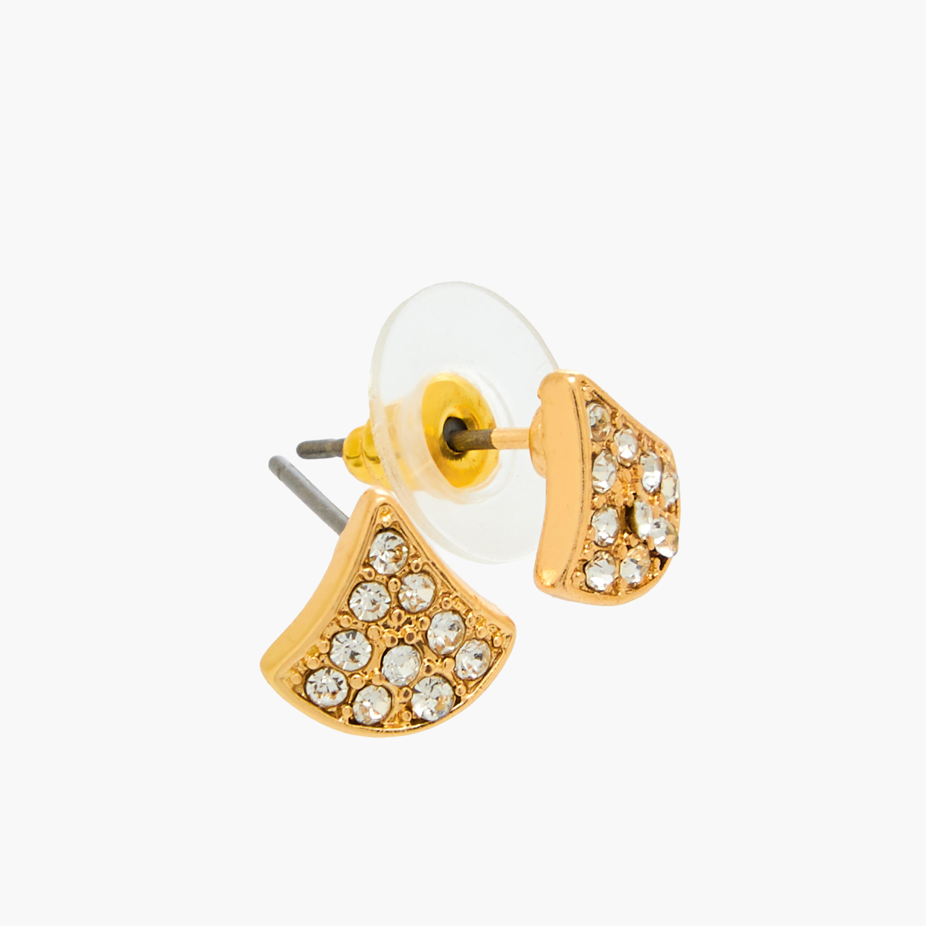 Set of 2 - Cubic Zirconia Stone Embellished Triangle Pendant Necklace and Earrings-women-watchesandjewellery-jewellery-jewellerysets-image-5
