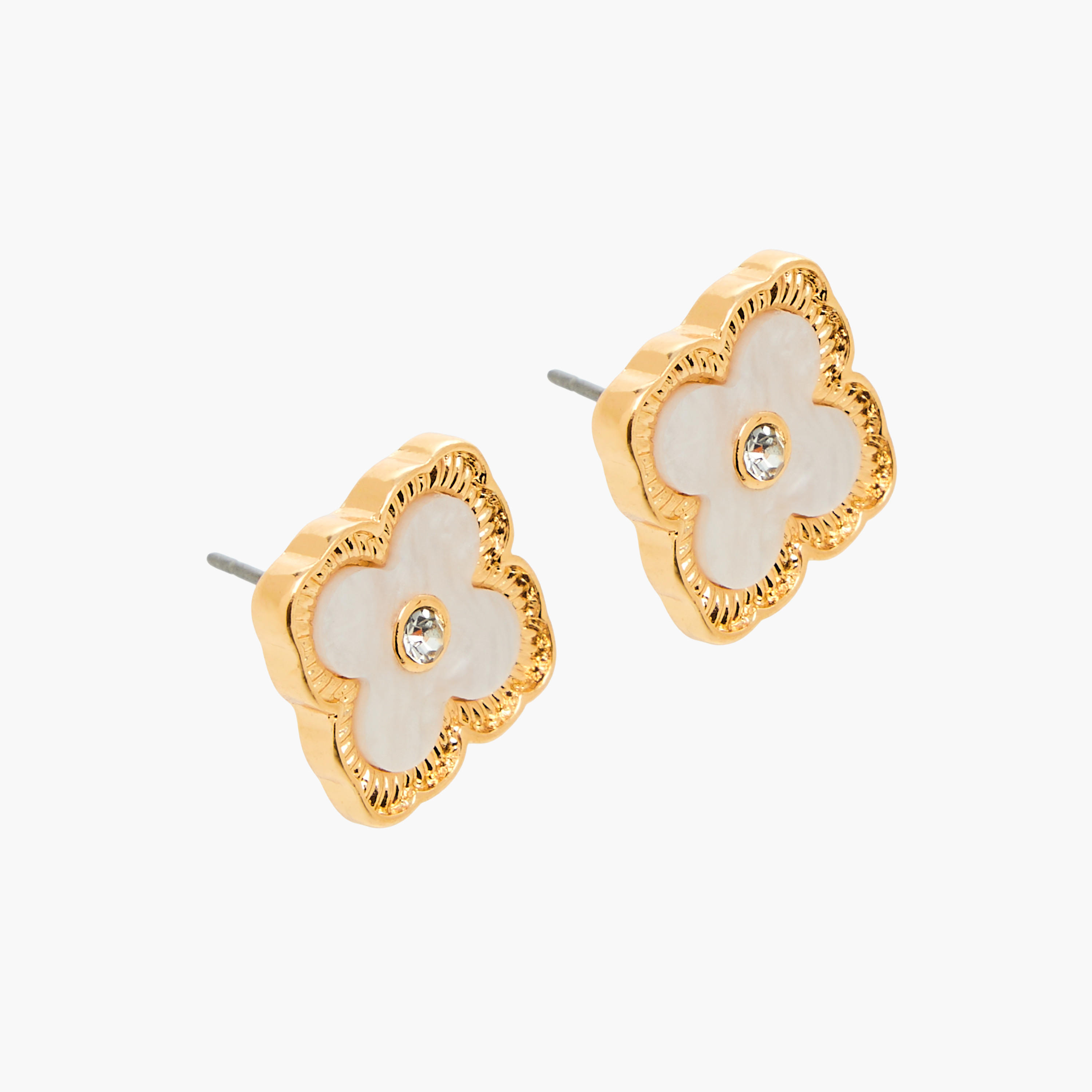 Set of 2 - Stone Embellished Floral Pendant Necklace and Earrings-women-watchesandjewellery-jewellery-jewellerysets-image-4