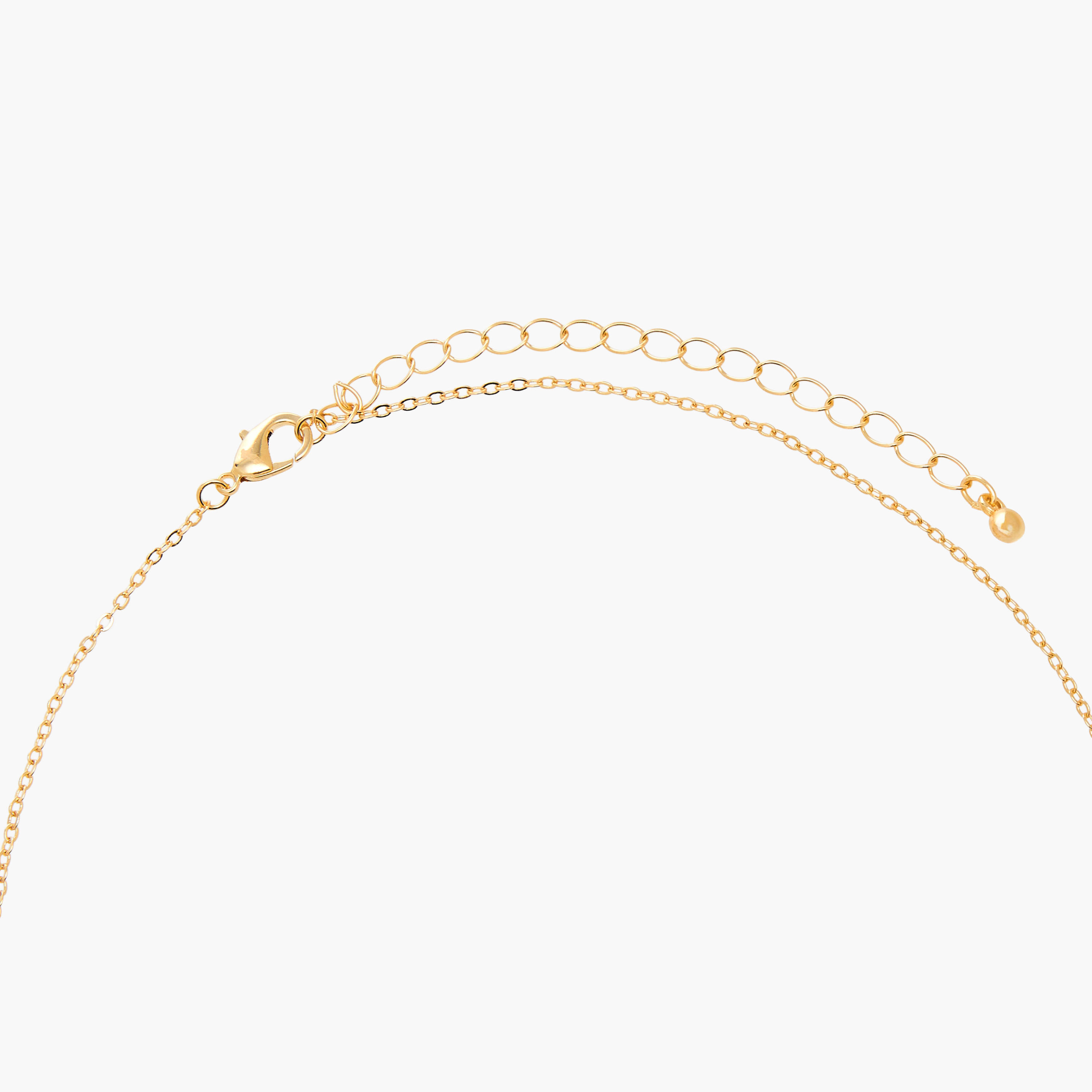 Set of 2 - Stone Embellished Floral Pendant Necklace and Earrings-women-watchesandjewellery-jewellery-jewellerysets-image-6