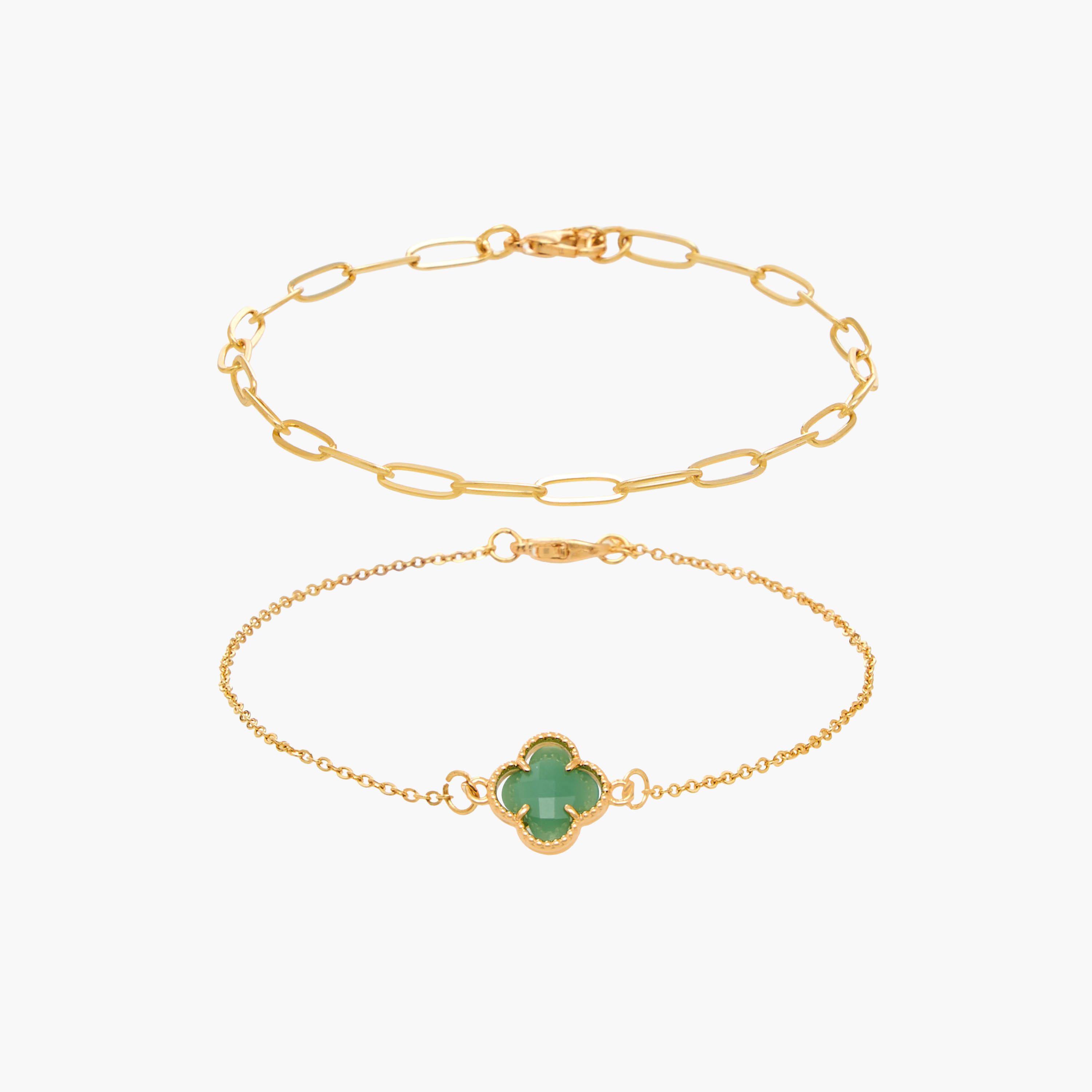 Pack of 2 Gold Tone Assorted Bracelet-women-watchesandjewellery-jewellery-banglesandbracelets-image-1