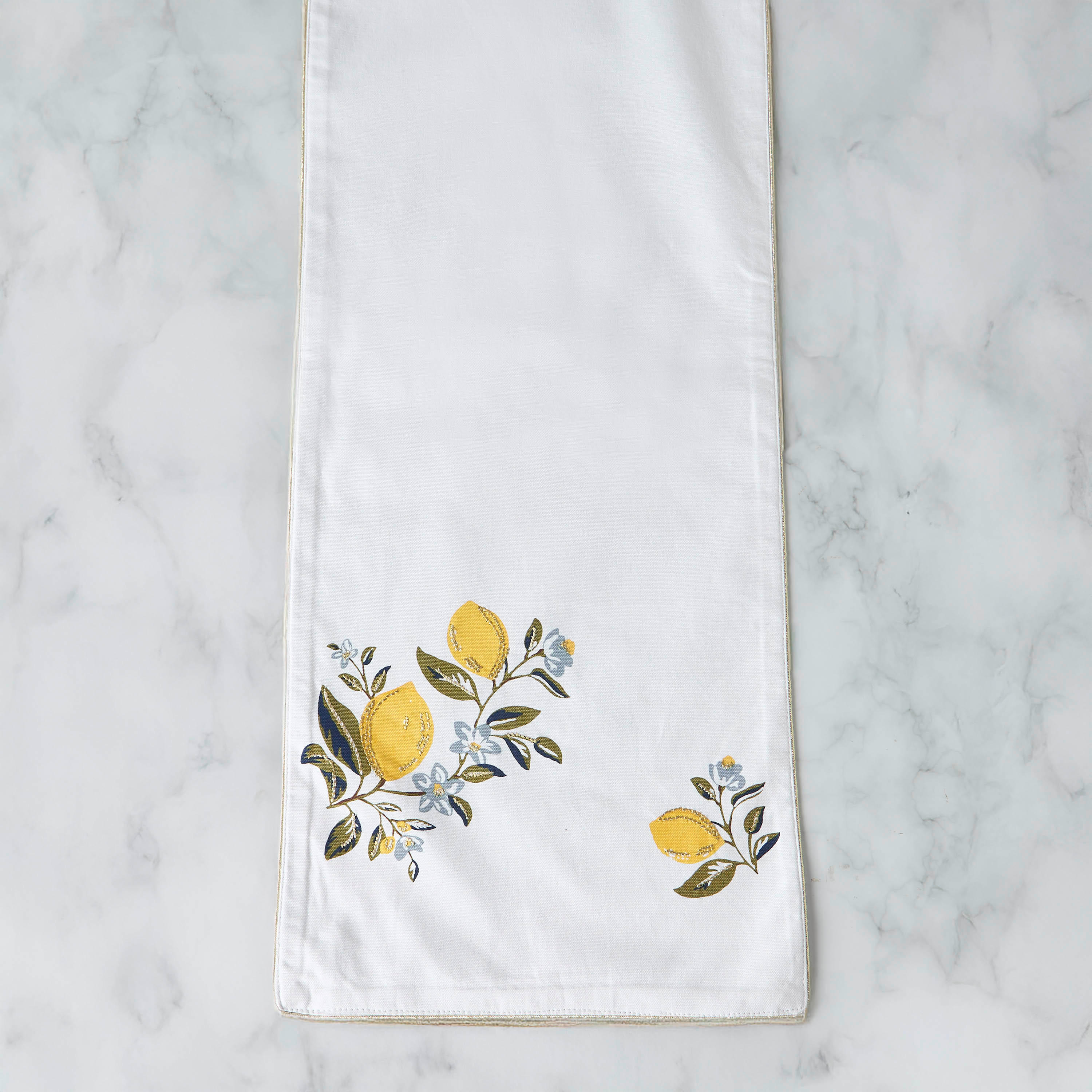 Lemon Print Table Runner - 180x33 cms-household-dining-tablelinen-runnersandtablecovers-image-3