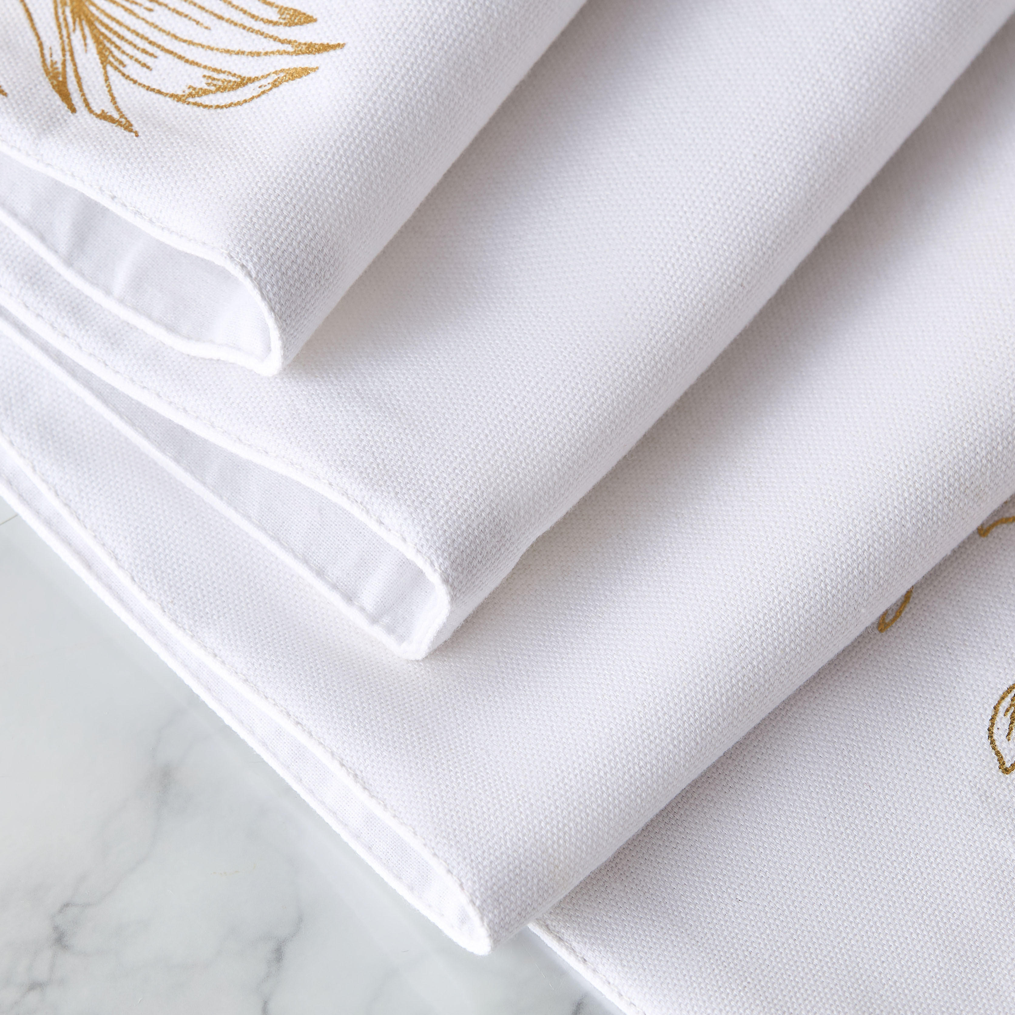 Summer Hot Flower Foil Print Table Runner with Tassel Detail - 33x180 cms-household-dining-tablelinen-runnersandtablecovers-image-2