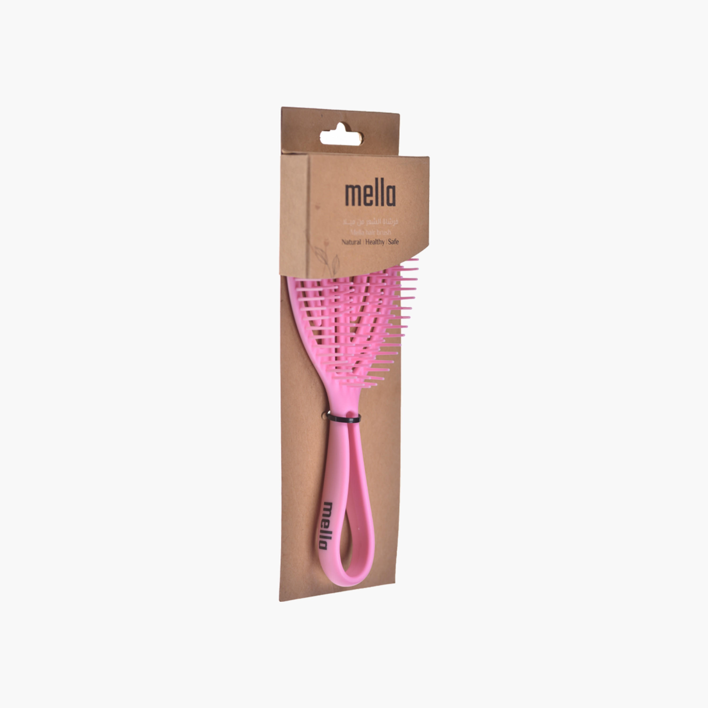 Mella Detangling Hair Brush Pink-beautyandpersonalcare-hair-stylingtools-hairbrushesandcombs-image-4
