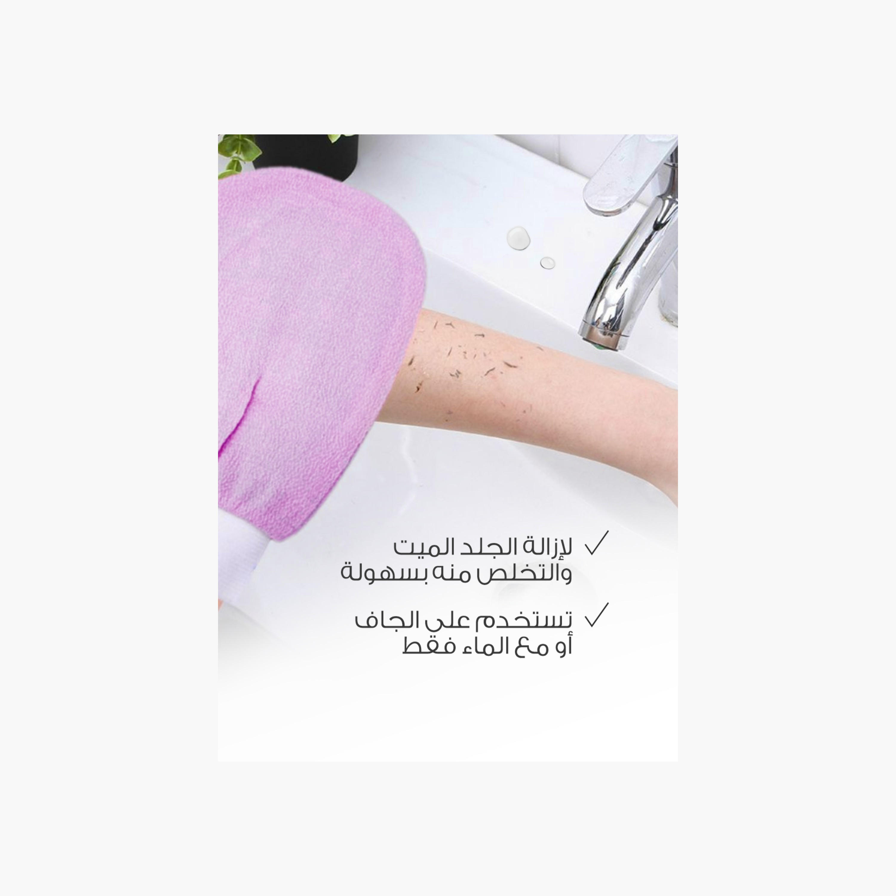 Mella Exfoliating Viscose Bath Glove-beautyandpersonalcare-hair-stylingtools-hairbrushesandcombs-image-4