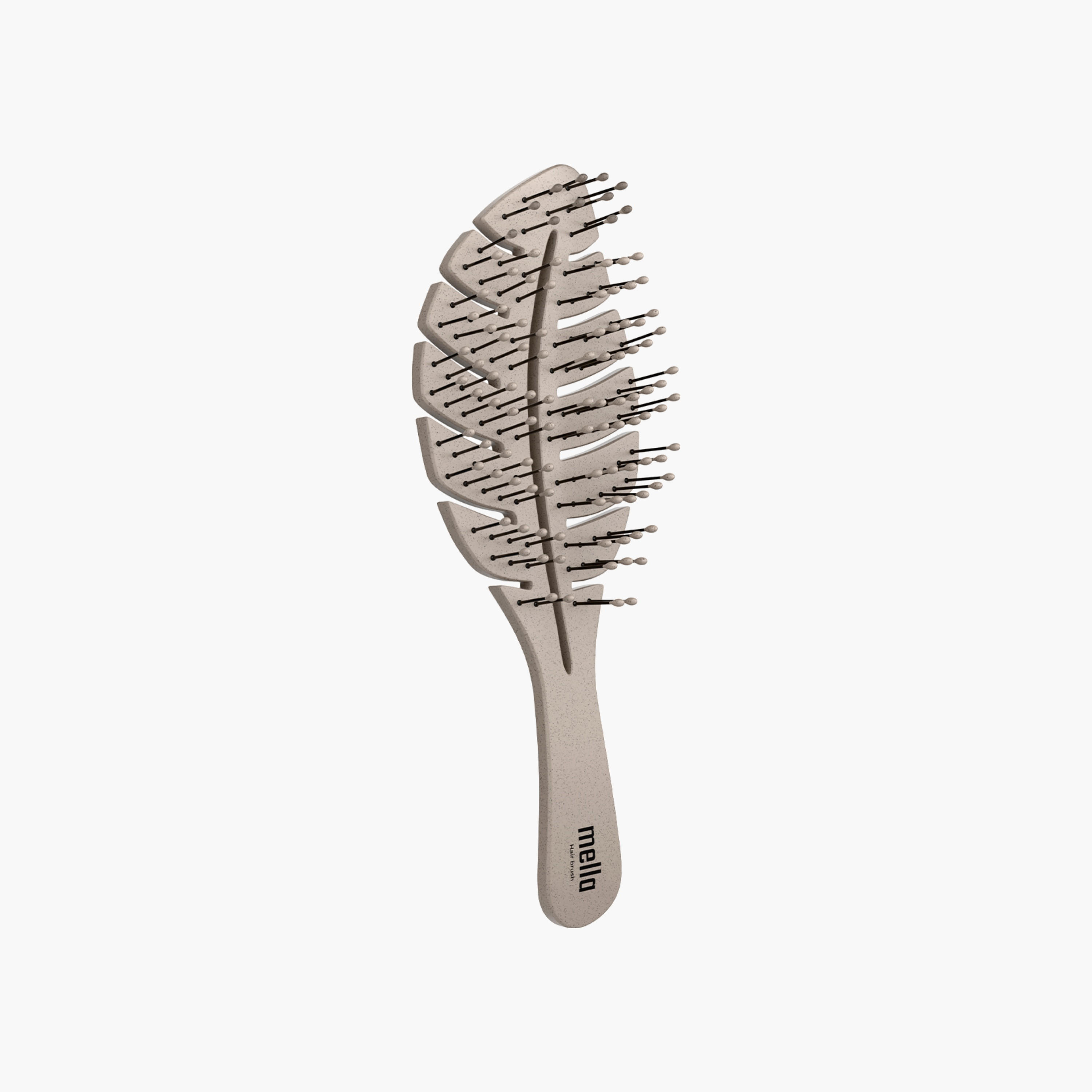 Mella Leaf Shaped Detangling Hair Brush-beautyandpersonalcare-hair-stylingtools-hairbrushesandcombs-image-1