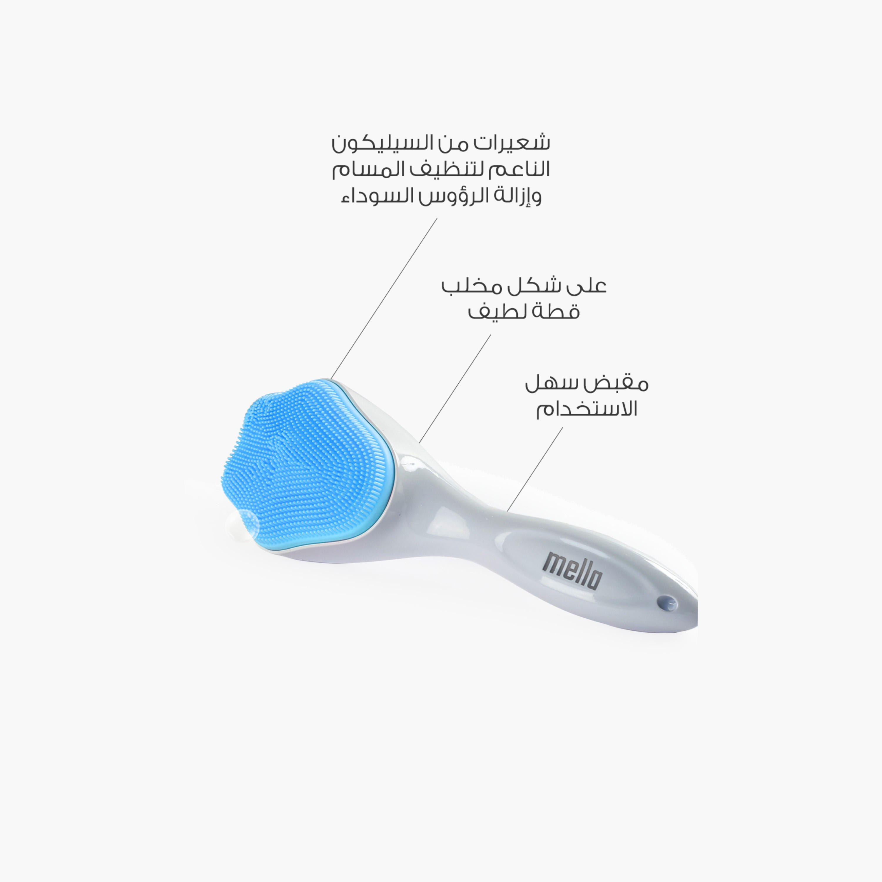 Mella Silicone Facial Cleansing Brush-beautyandpersonalcare-hair-stylingtools-hairbrushesandcombs-image-2