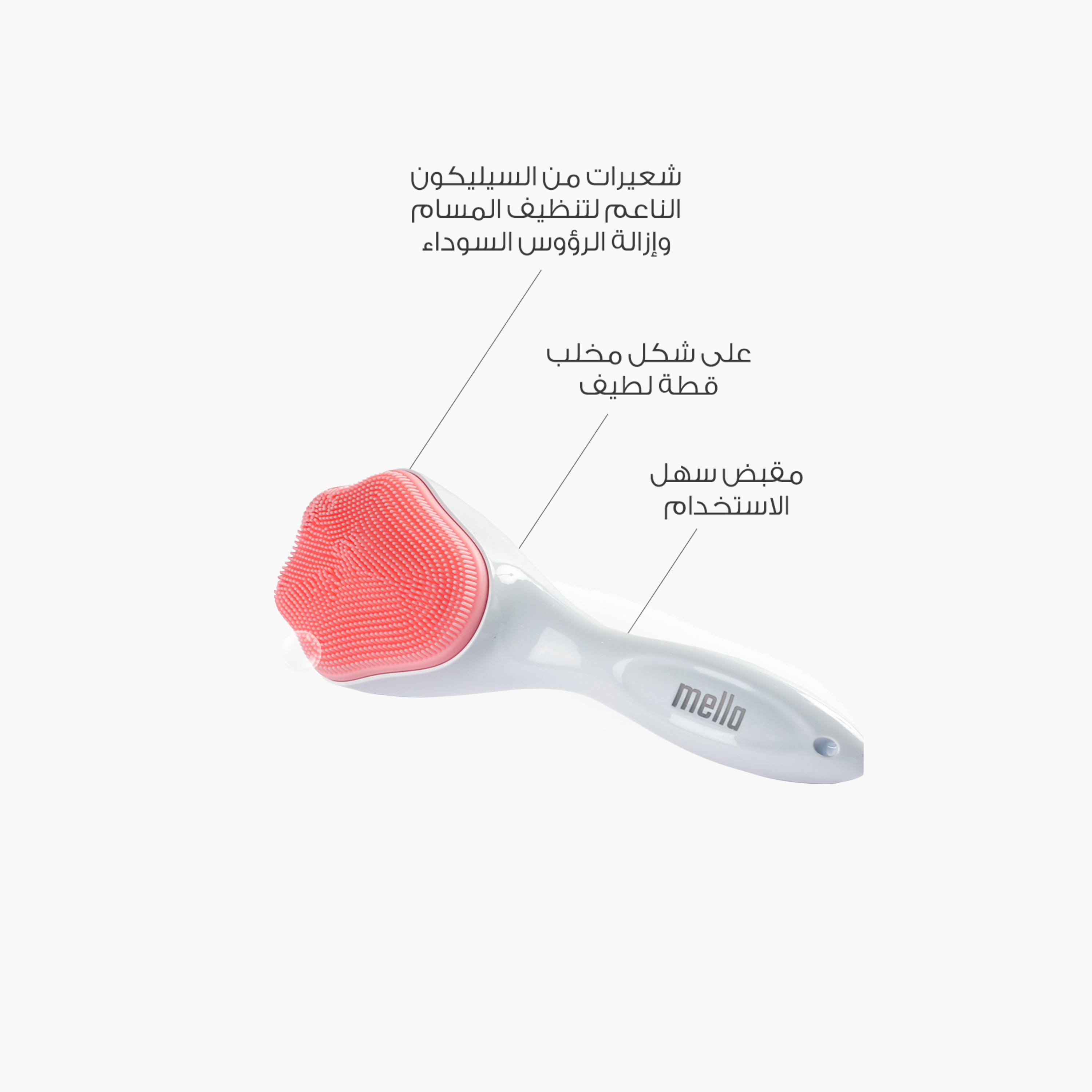 Mella Silicone Facial Cleansing Brush-beautyandpersonalcare-hair-stylingtools-hairbrushesandcombs-image-2