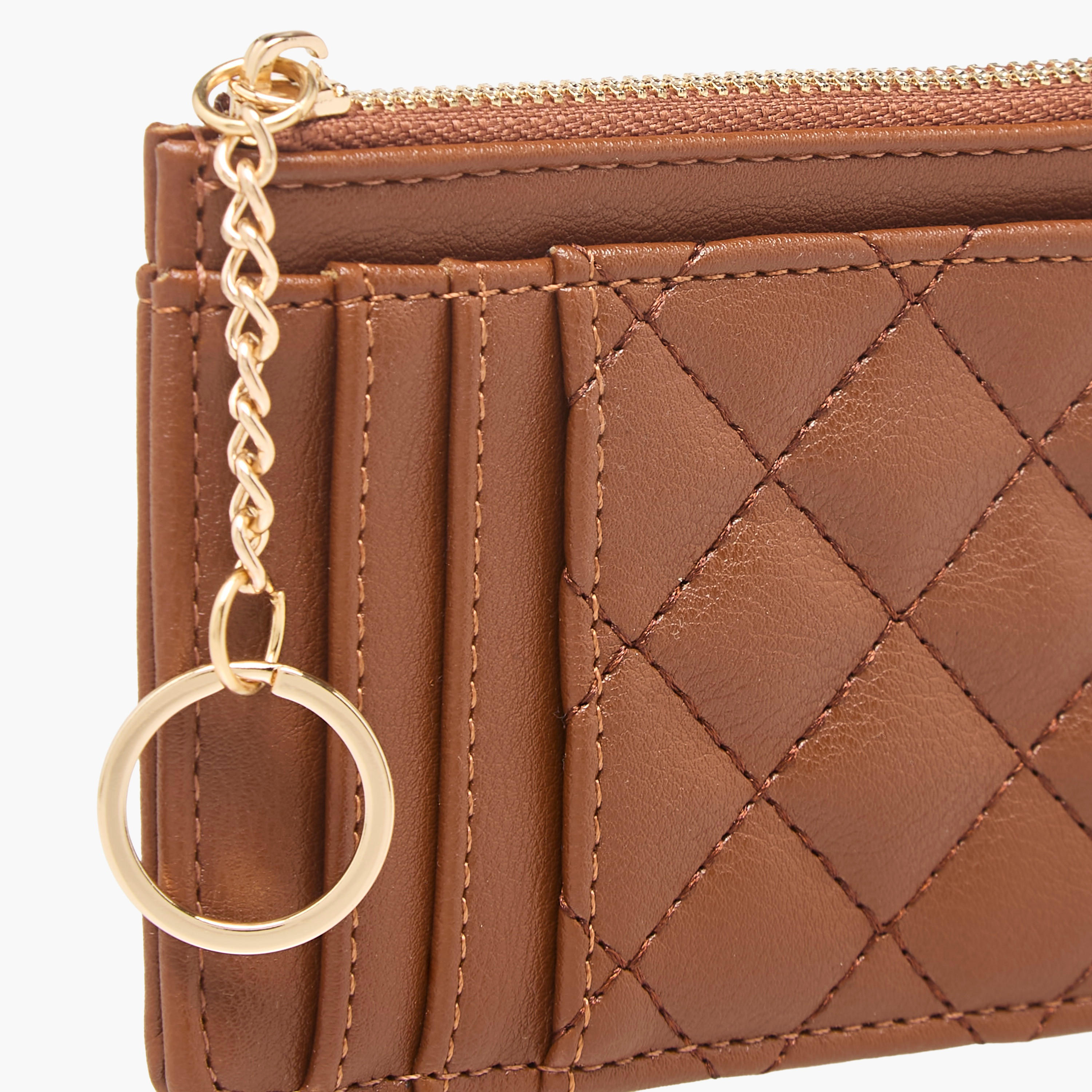 Sasha Quilted Card Holder with Zip Closure-women-bagsandwallets-wallets-image-3