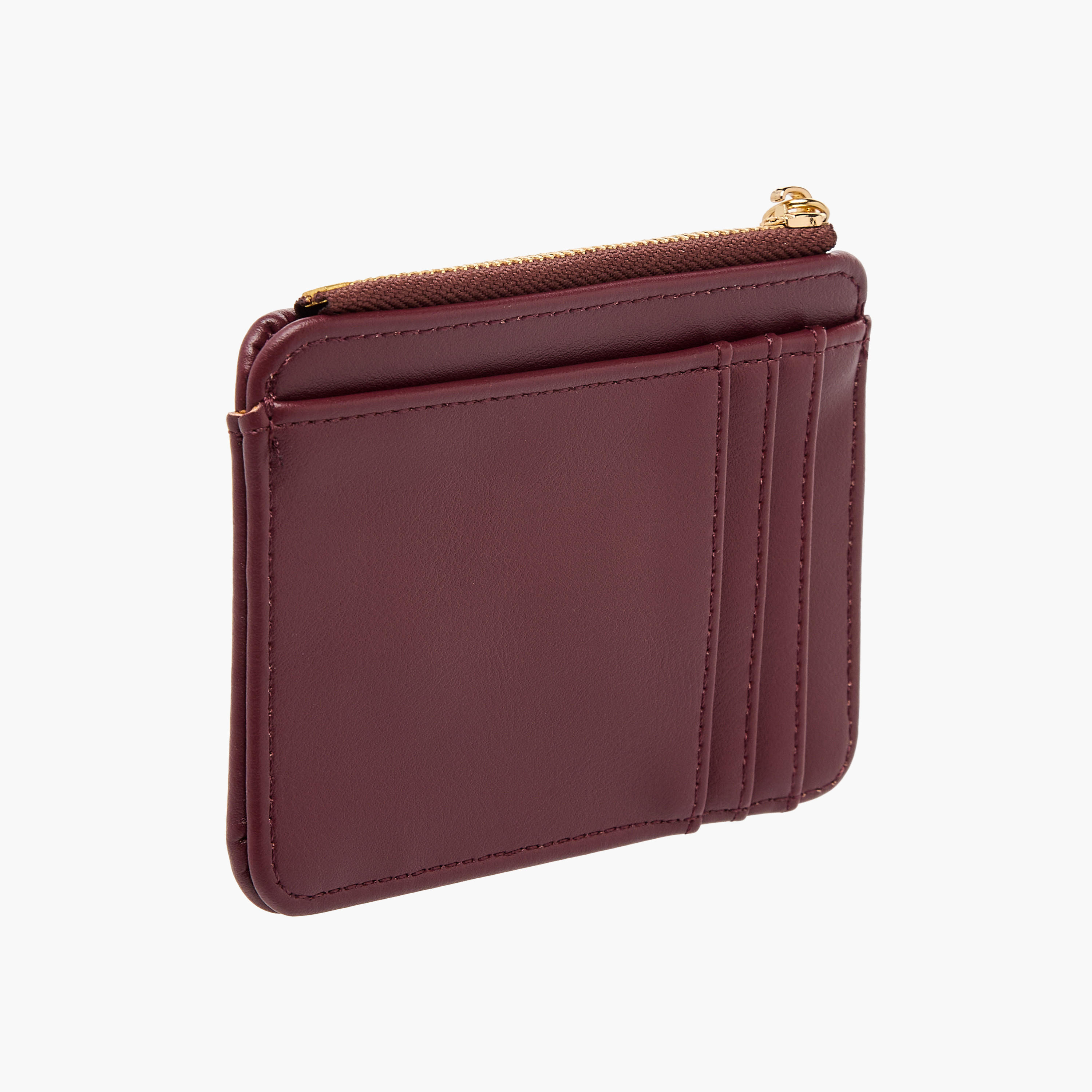 Sasha Solid Card Holder with Zip Closure-women-bagsandwallets-wallets-image-2