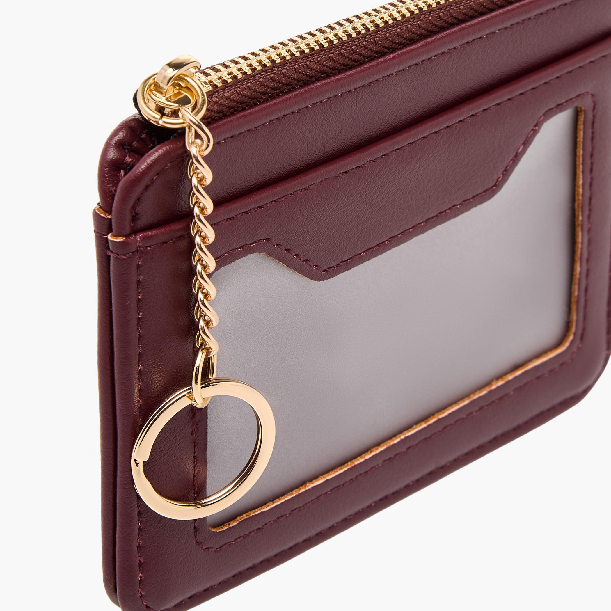 Sasha Solid Card Holder with Zip Closure-women-bagsandwallets-wallets-image-3