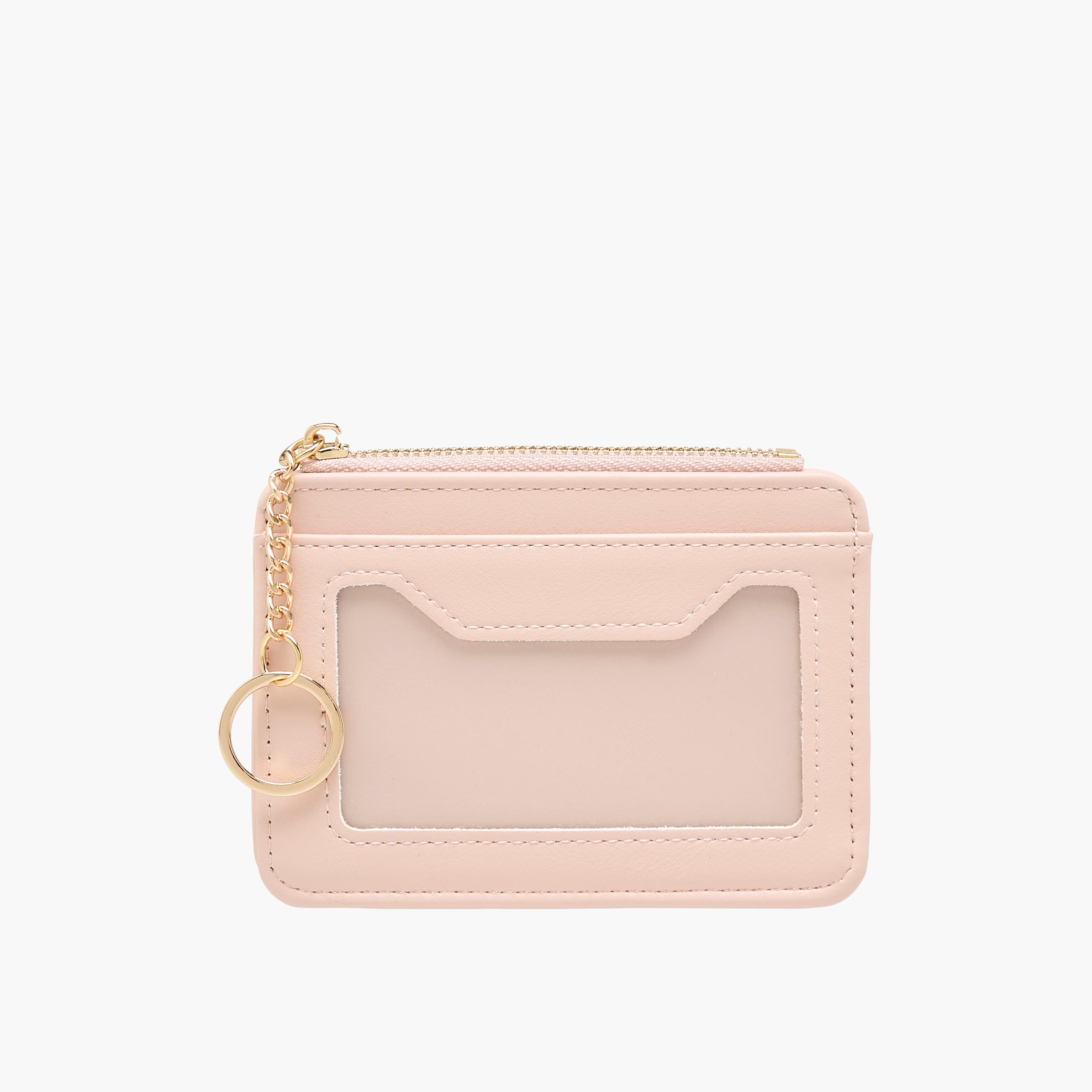 Sasha Solid Card Holder with Zip Closure-women-bagsandwallets-wallets-image-1