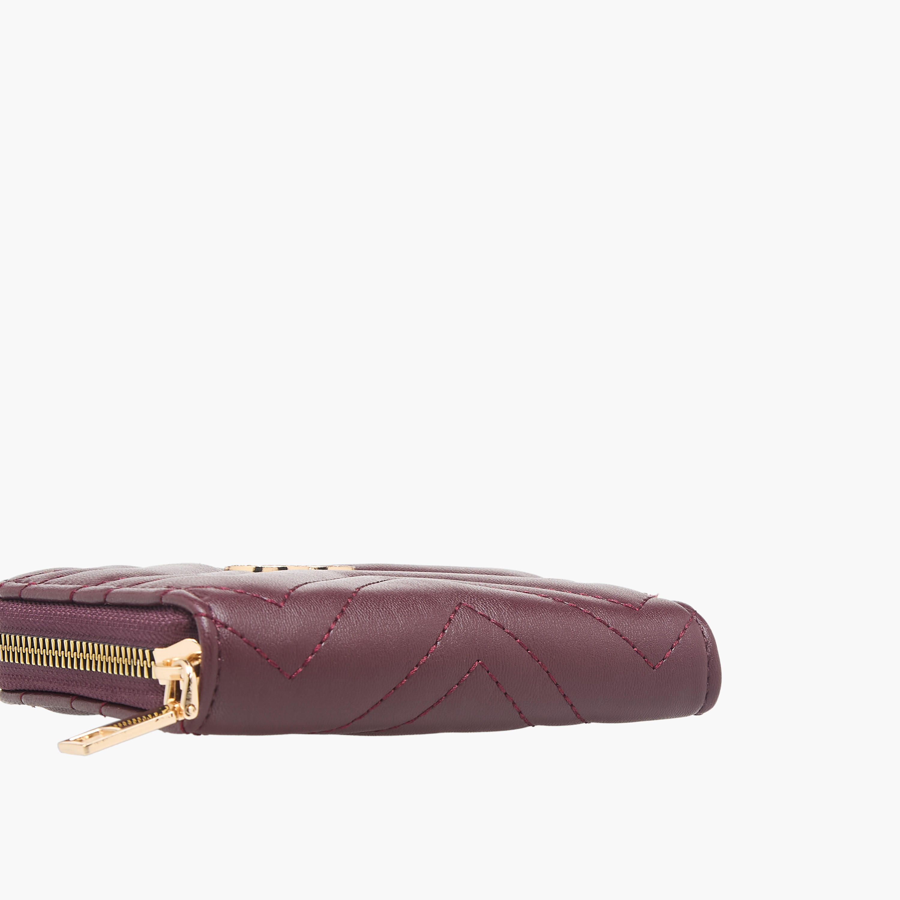 Sasha Chevron Quilted Wallet with Zip Closure-women-bagsandwallets-wallets-image-4