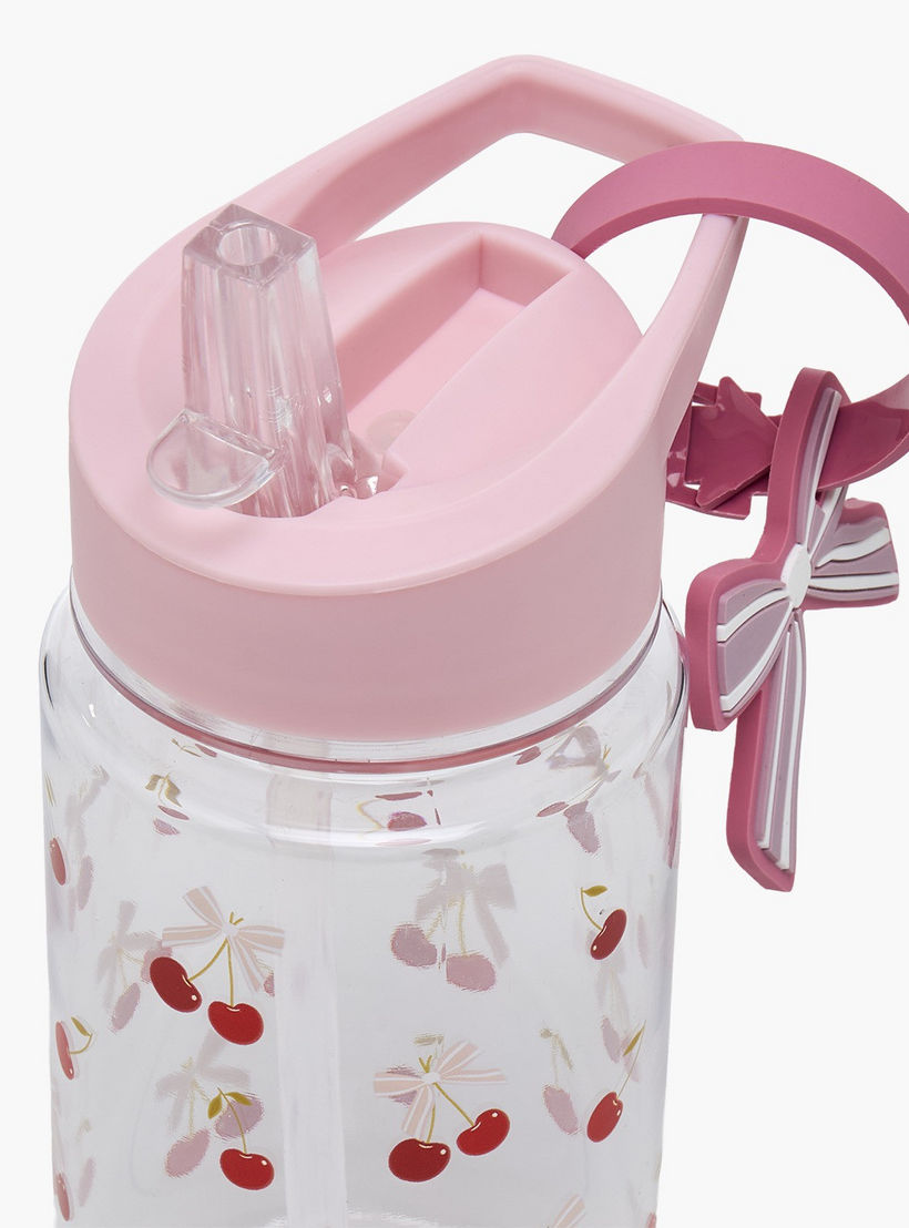 قارورة مياه بفوهة قلابة ومقبض وطبعات من مانا - 444 مل-school-waterbottles-image-5