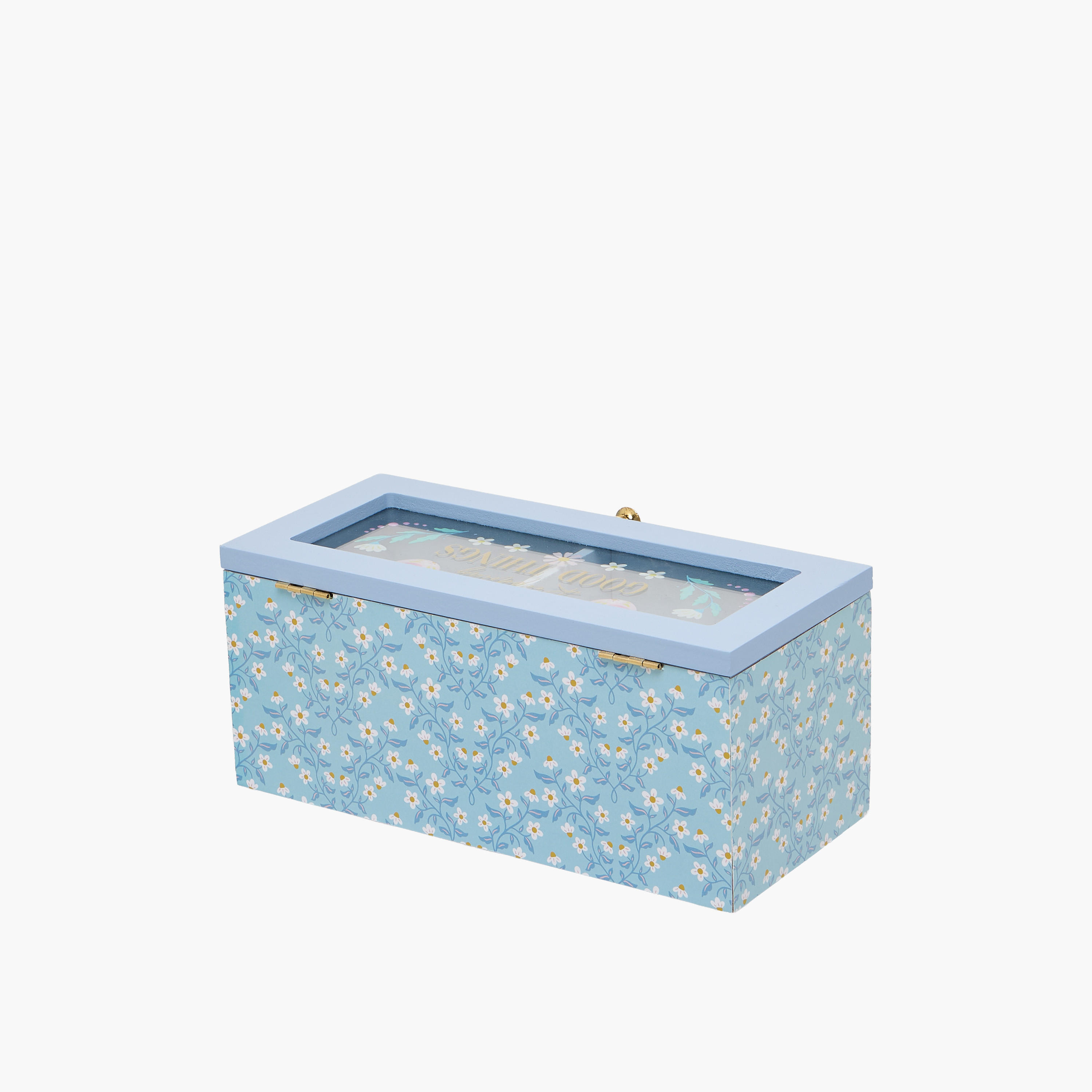 Findz Jewellery Organizer with Daisy Print - 24x10x8 cms-women-watchesandjewellery-jewellery-storage-image-3