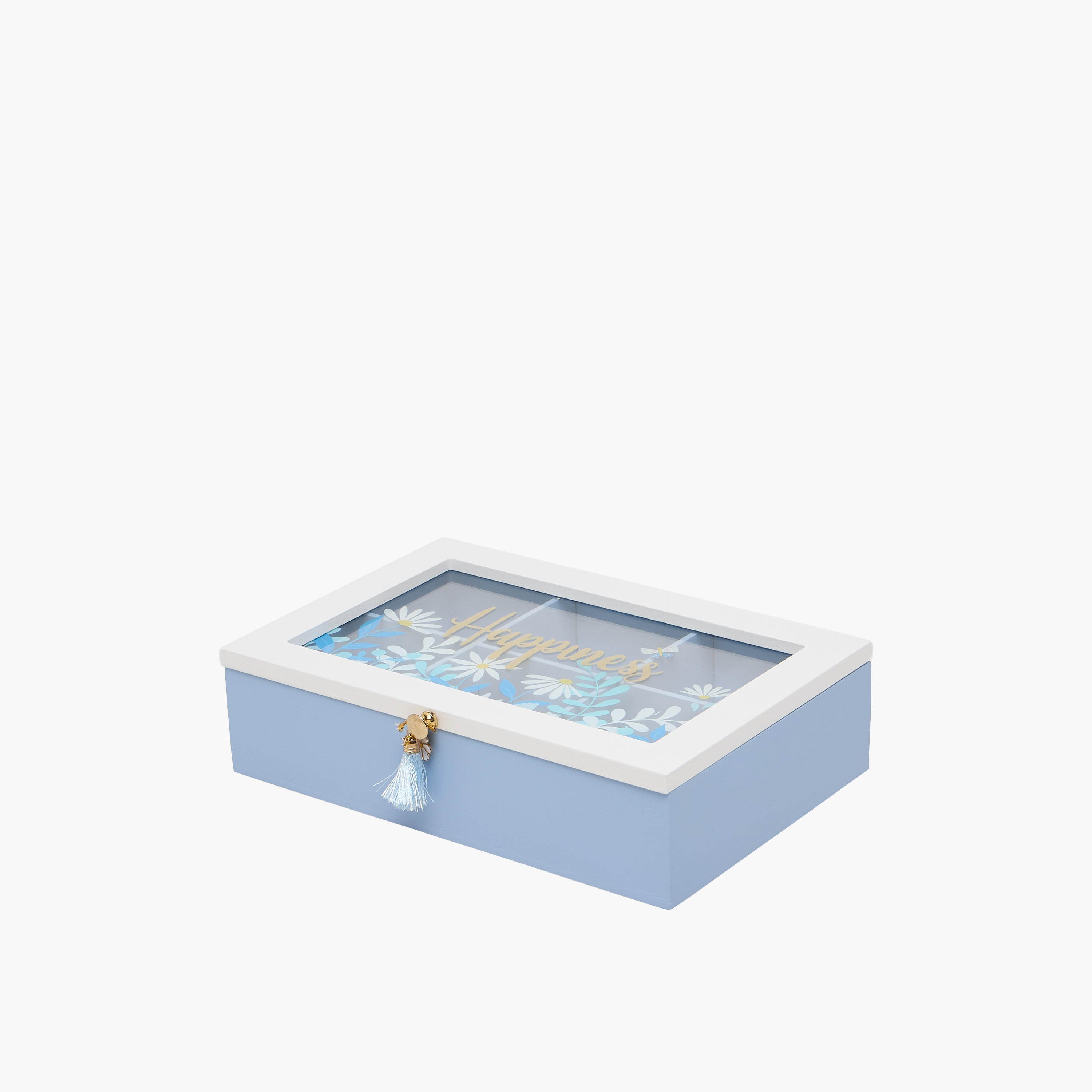 Findz Jewellery Organizer with Daisy Print - 24x16x6 cms-women-watchesandjewellery-jewellery-storage-image-2