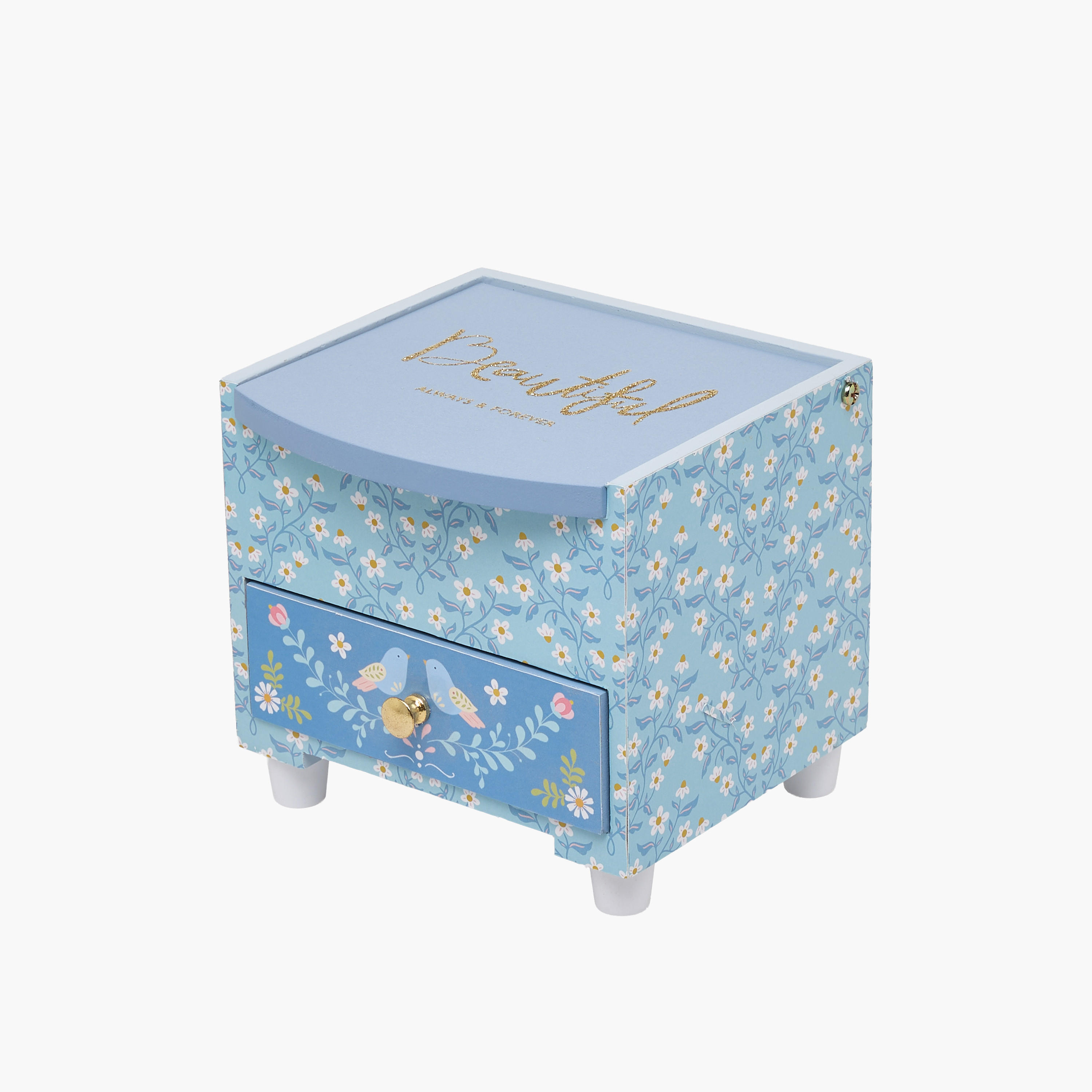 Findz Jewellery Organizer with Drawer - 13x10x10 cms-women-watchesandjewellery-jewellery-storage-image-2