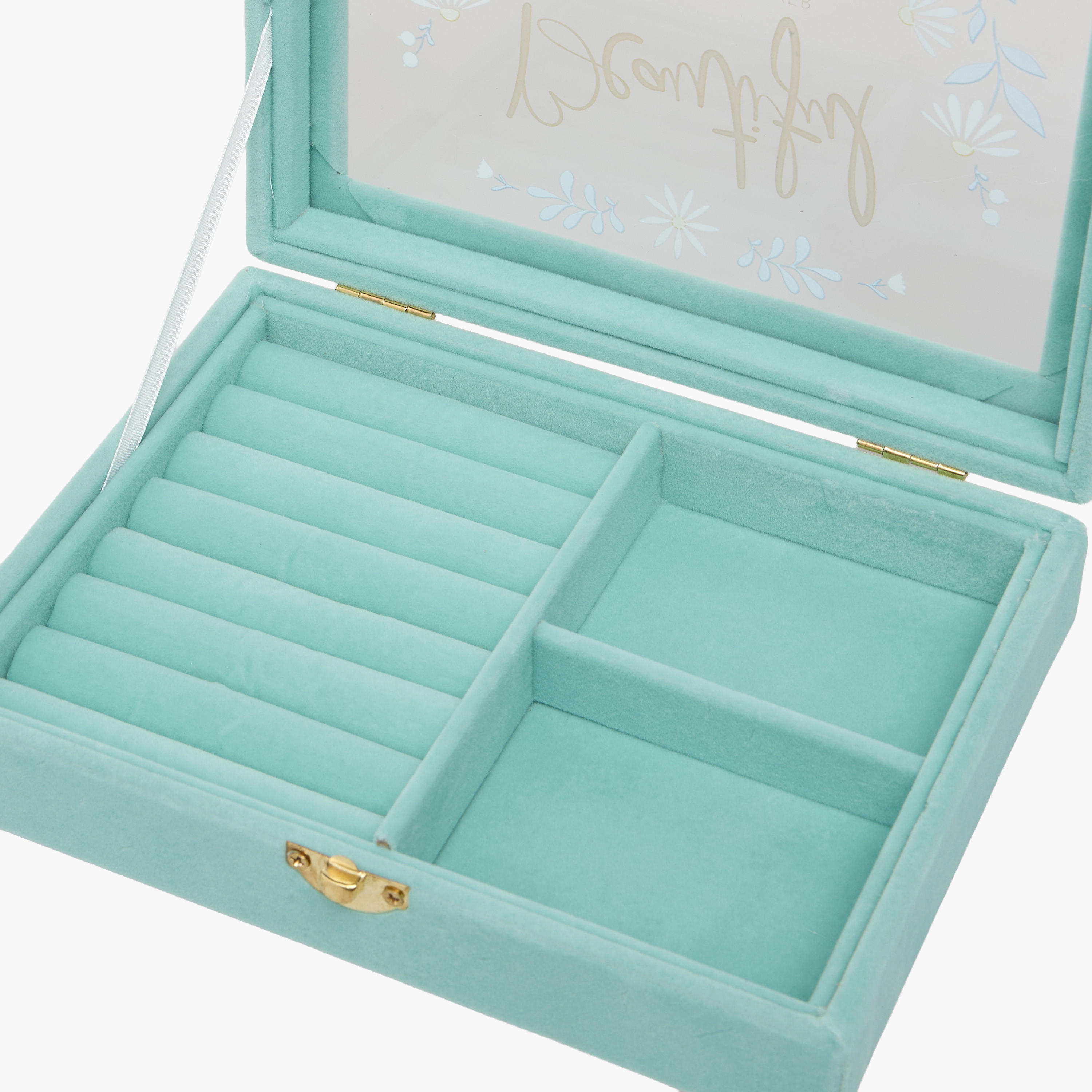 Findz Jewellery Organizer Daisy Print with Clasp Closure - 20x15x5 cms-women-watchesandjewellery-jewellery-storage-image-7