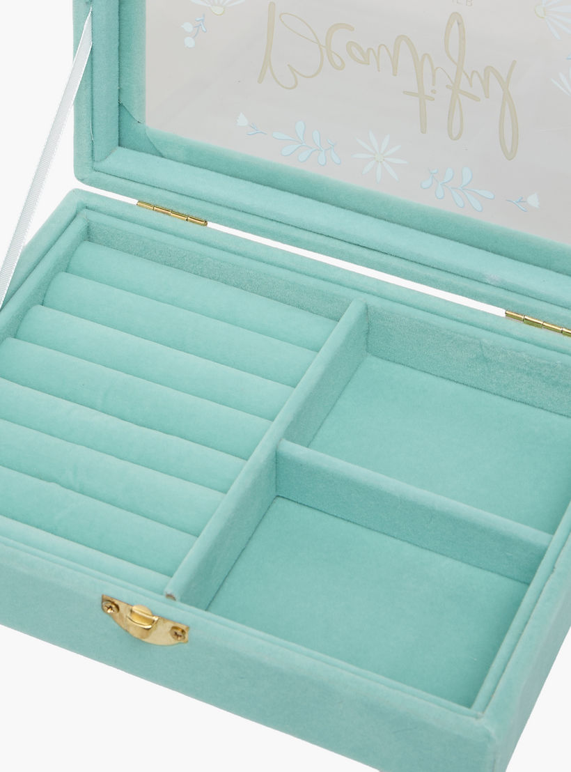Findz Jewellery Organizer Daisy Print with Clasp Closure - 20x15x5 cms-women-watchesandjewellery-jewellery-storage-image-7