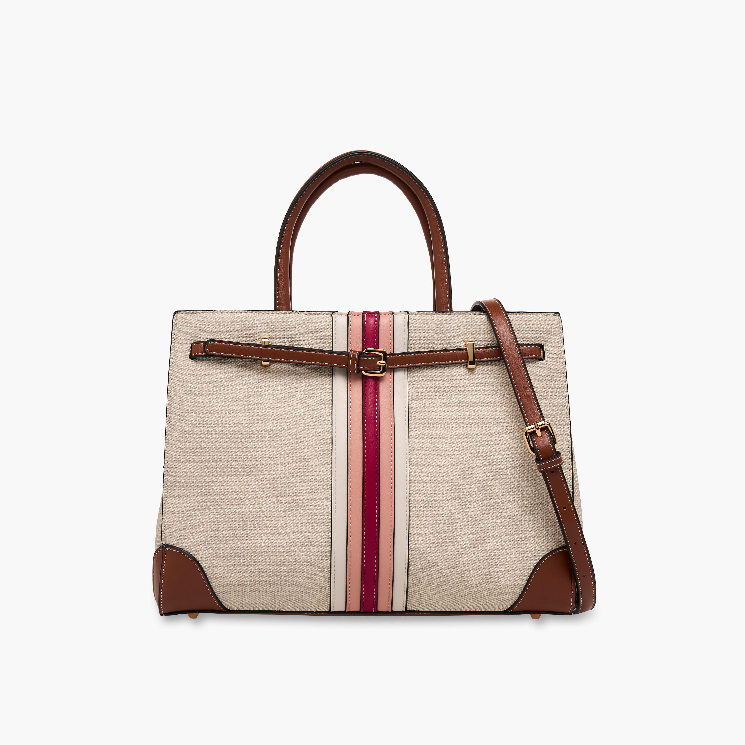 شنطة توتي بارزة الملمس بسحاب إغلاق من ساشا-women-bagsandwallets-handbags-image-1