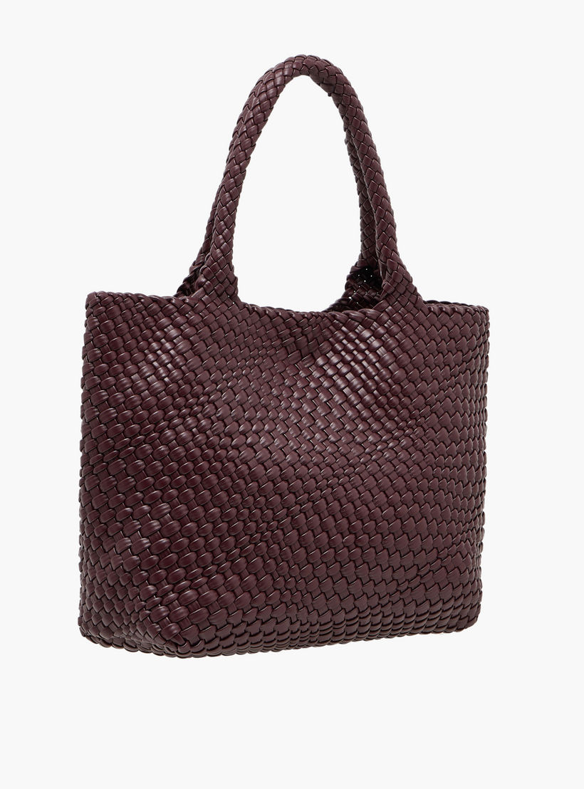 Sasha Textured Tote Bag with Pouch-women-bagsandwallets-handbags-image-4