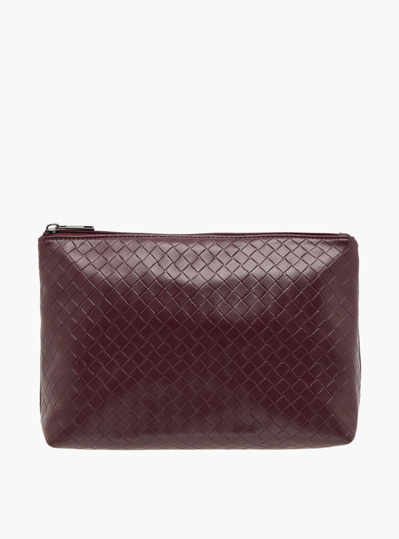 Sasha Textured Tote Bag with Pouch-women-bagsandwallets-handbags-image-5