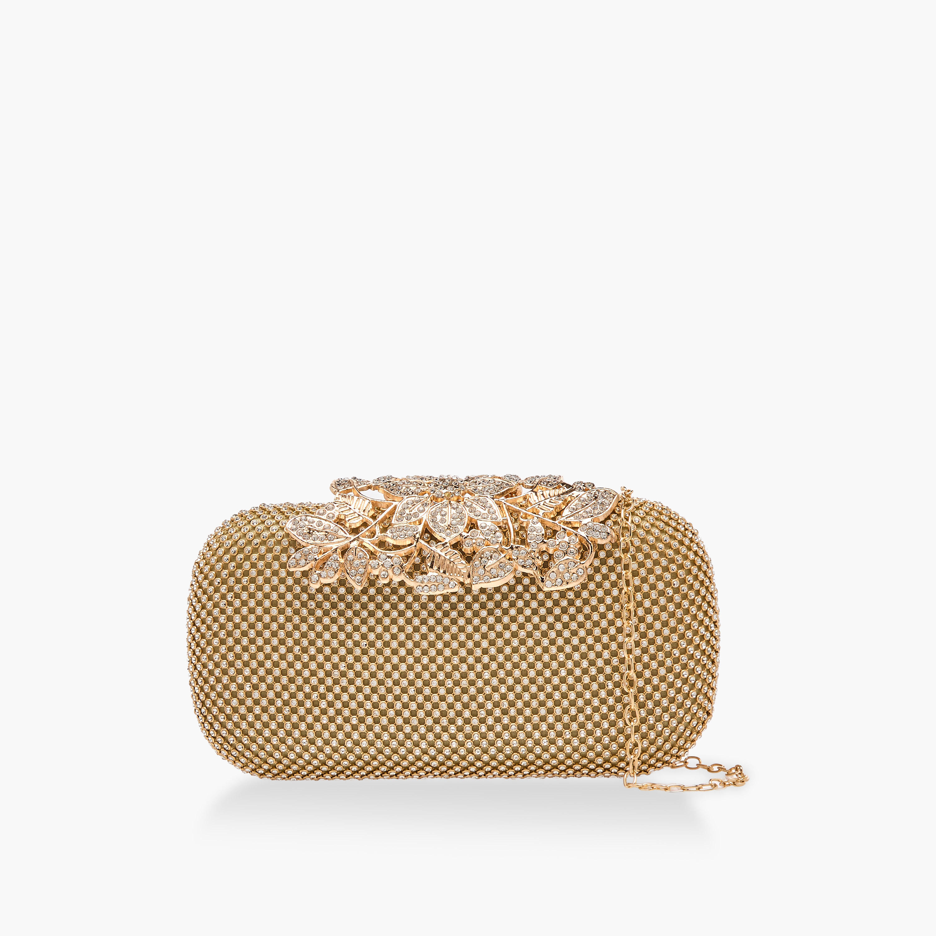 شنطة كلاتش مزينة بحزام سلسلة قابل للفصل من ساشا-women-bagsandwallets-handbags-image-1