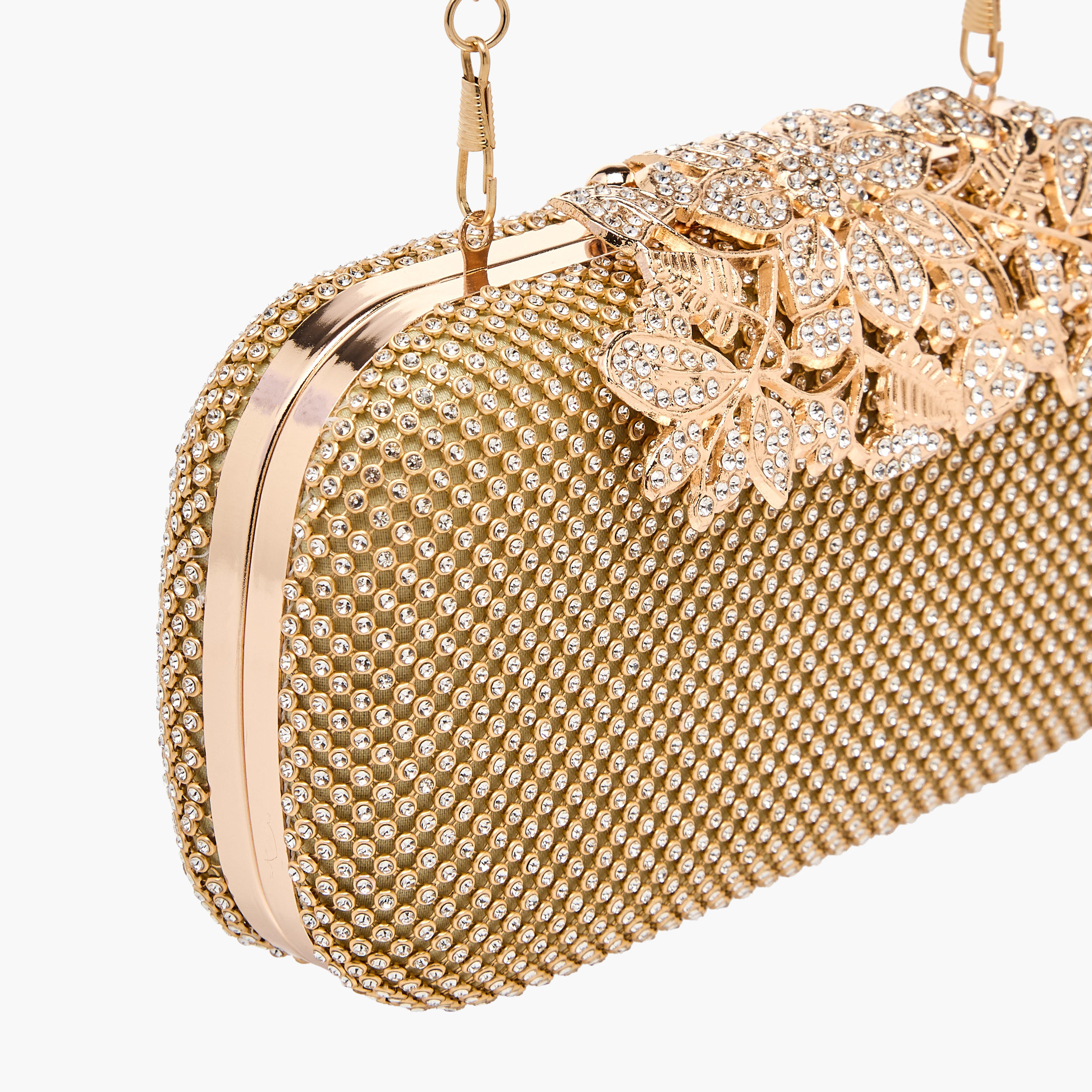 شنطة كلاتش مزينة بحزام سلسلة قابل للفصل من ساشا-women-bagsandwallets-handbags-image-5