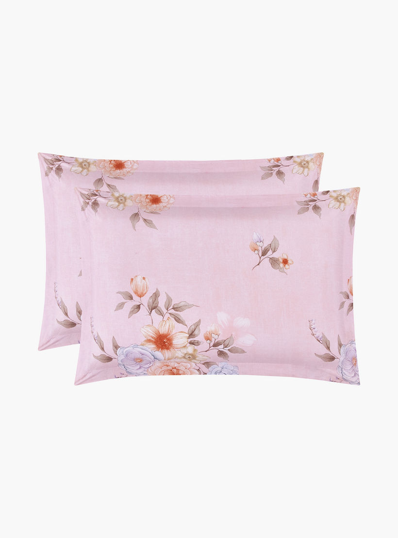 Unique Home All Season 100% Cotton Comforter Set 6 pcs Super King Size - 240x260 cms-household-bedding-comfortersandbedspreads-comforters-image-5