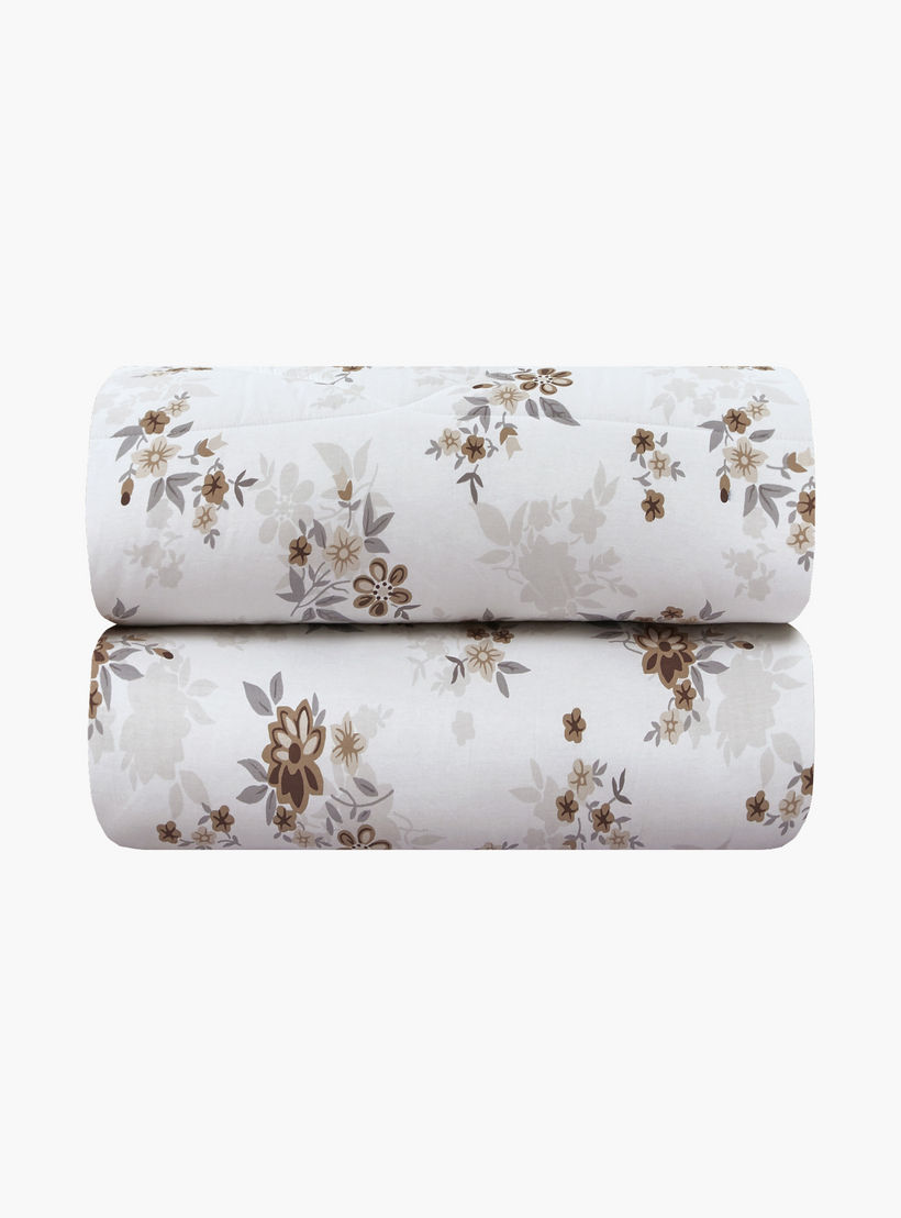 Unique Home All Season 100% Cotton Comforter Set 6 pcs Super King Size - 240x260 cms-household-bedding-comfortersandbedspreads-comforters-image-4