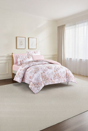 Unique Home All Season 100% Cotton Comforter Set 4 pcs Twin Size - 170x230 cms-household-image-1