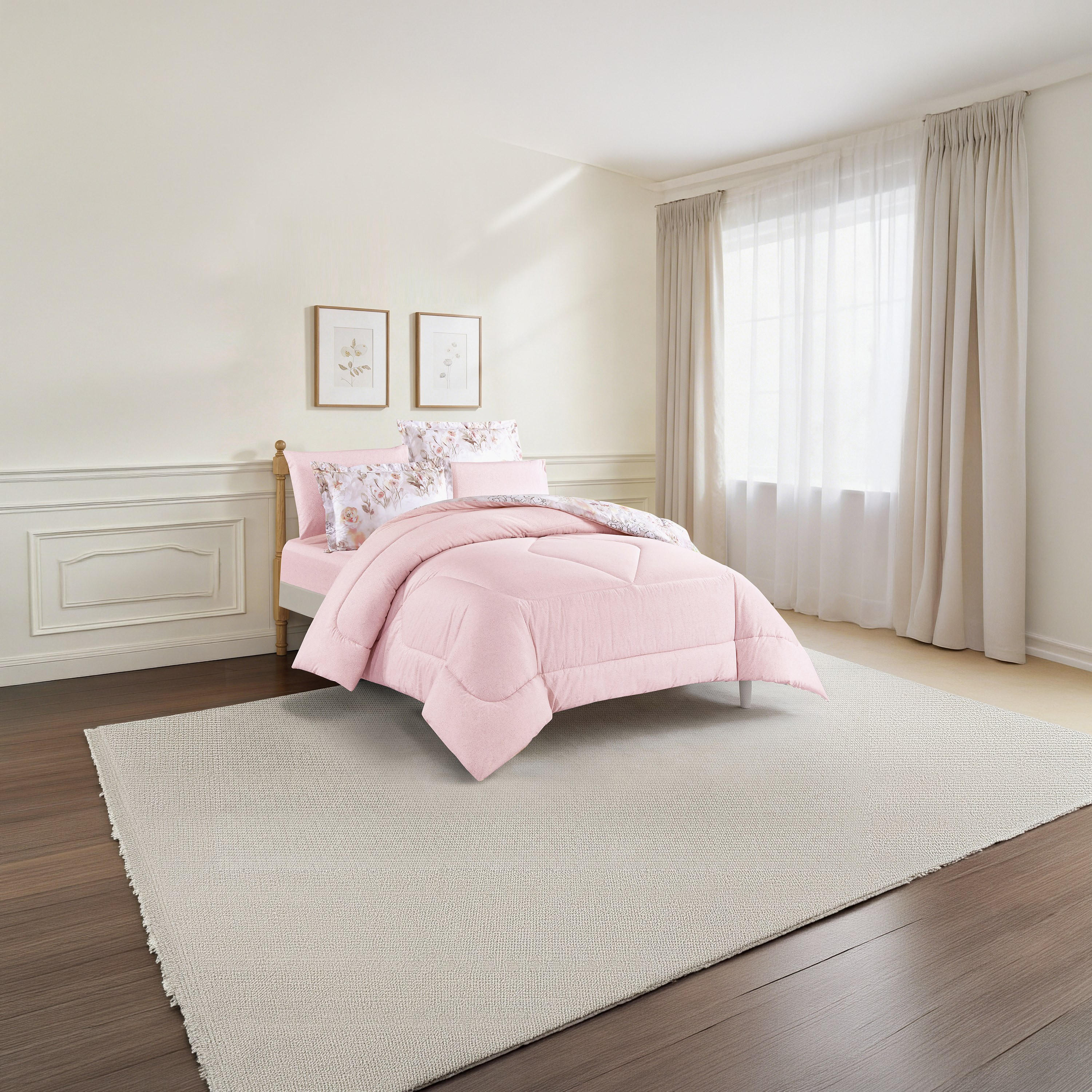 Unique Home All Season 100% Cotton Comforter Set 4 pcs Twin Size - 170x230 cms-household-bedding-comfortersandbedspreads-comforters-image-2