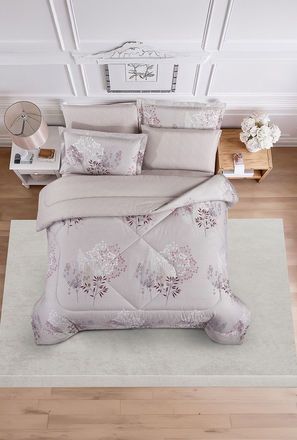 Unique Home All Season 100% Cotton Comforter Set 4 pcs Twin Size - 170x230 cms-household-image-1