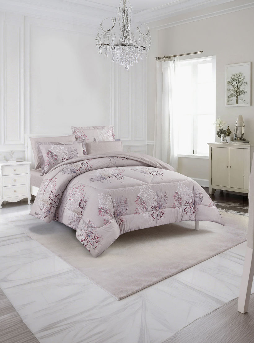 Unique Home All Season 100% Cotton Comforter Set 4 pcs Twin Size - 170x230 cms-household-bedding-comfortersandbedspreads-comforters-image-2