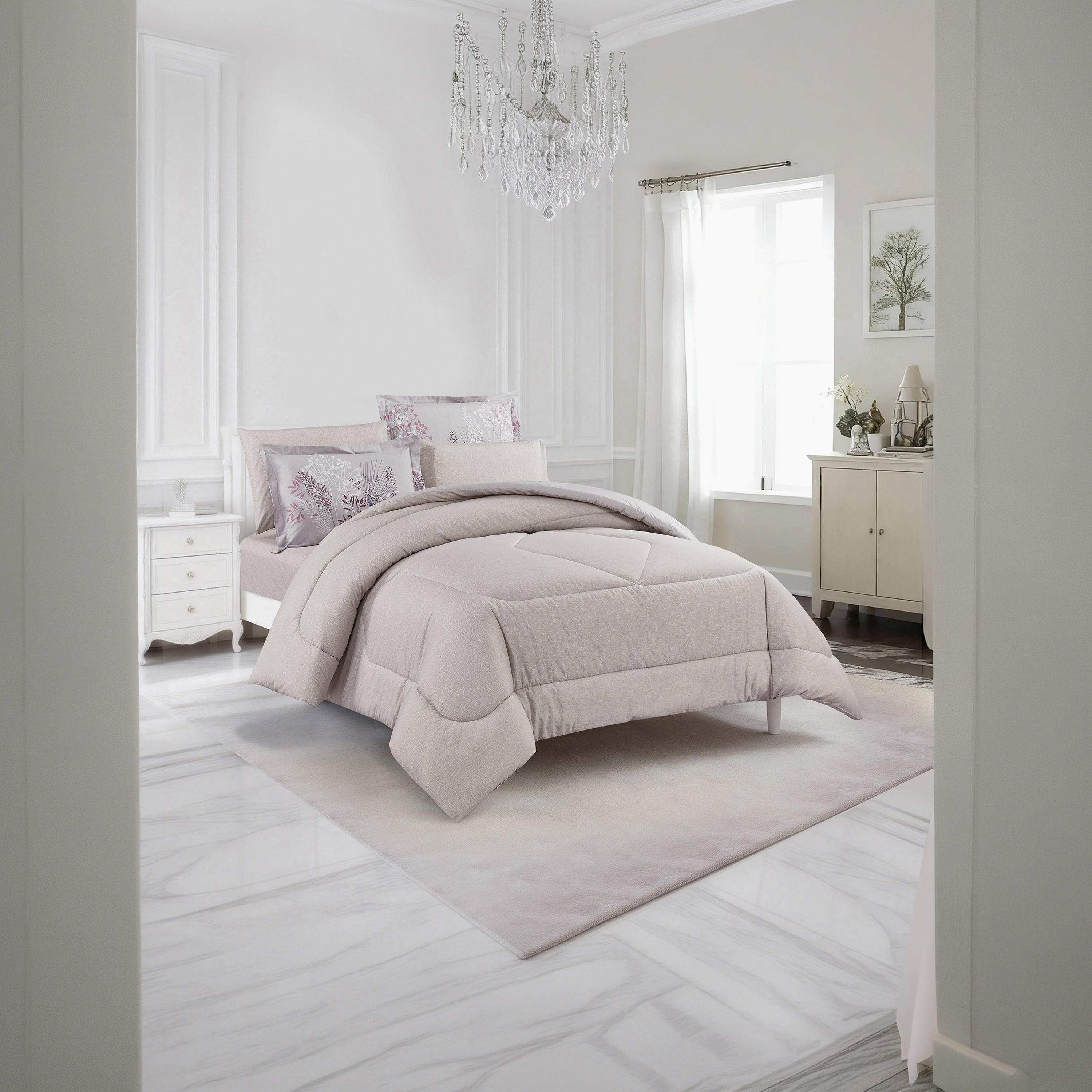 Unique Home All Season 100% Cotton Comforter Set 4 pcs Twin Size - 170x230 cms-household-bedding-comfortersandbedspreads-comforters-image-3