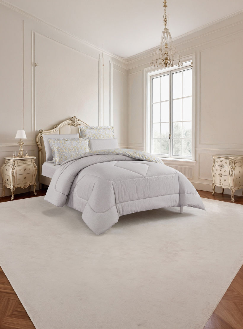 Unique Home All Season 100% Cotton Comforter Set 4 pcs Twin Size - 170x230 cms-household-bedding-comfortersandbedspreads-comforters-image-2