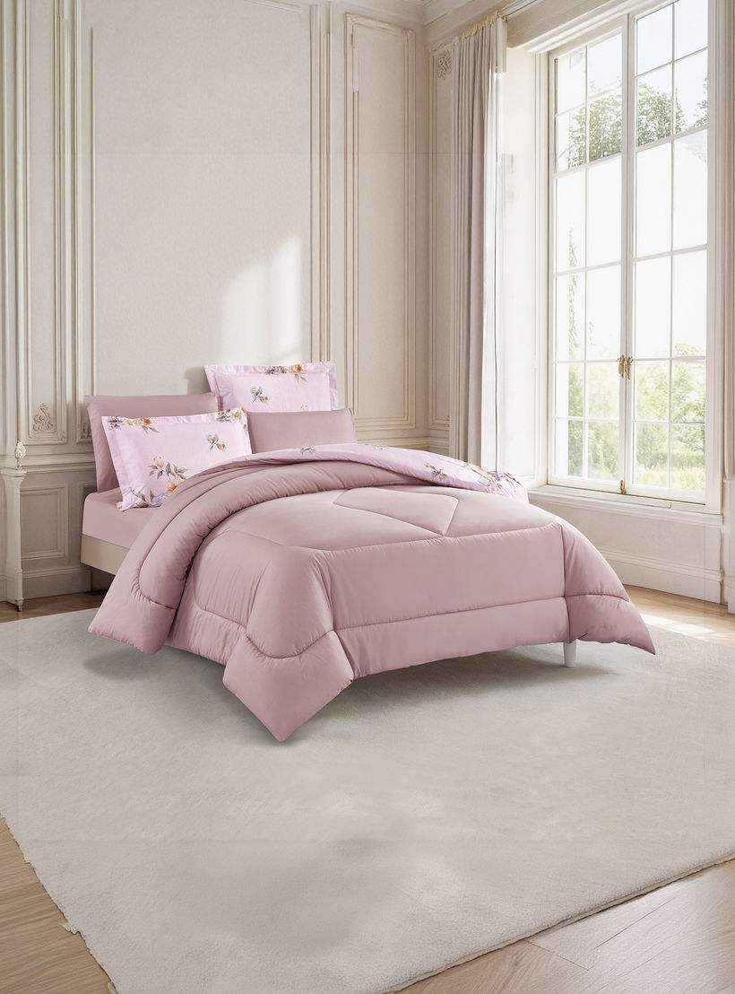 Unique Home All Season 100% Cotton Comforter Set 4 pcs Twin Size - 170x230 cms-household-bedding-comfortersandbedspreads-comforters-image-3