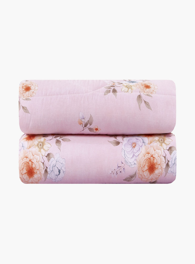 Unique Home All Season 100% Cotton Comforter Set 4 pcs Twin Size - 170x230 cms-household-bedding-comfortersandbedspreads-comforters-image-4