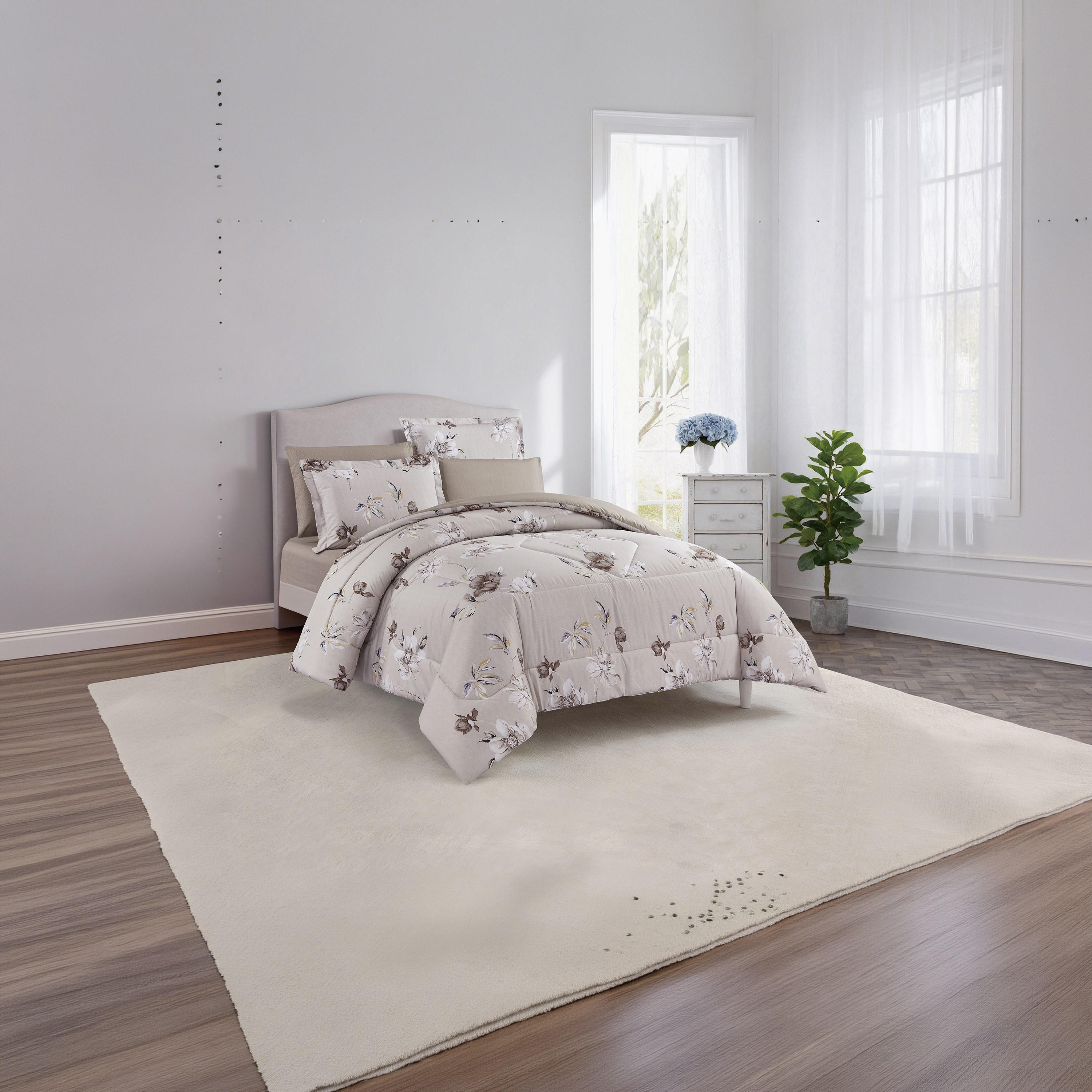 Unique Home All Season 100% Cotton Comforter Set 4 pcs Twin Size - 170x230 cms-household-bedding-comfortersandbedspreads-comforters-image-1