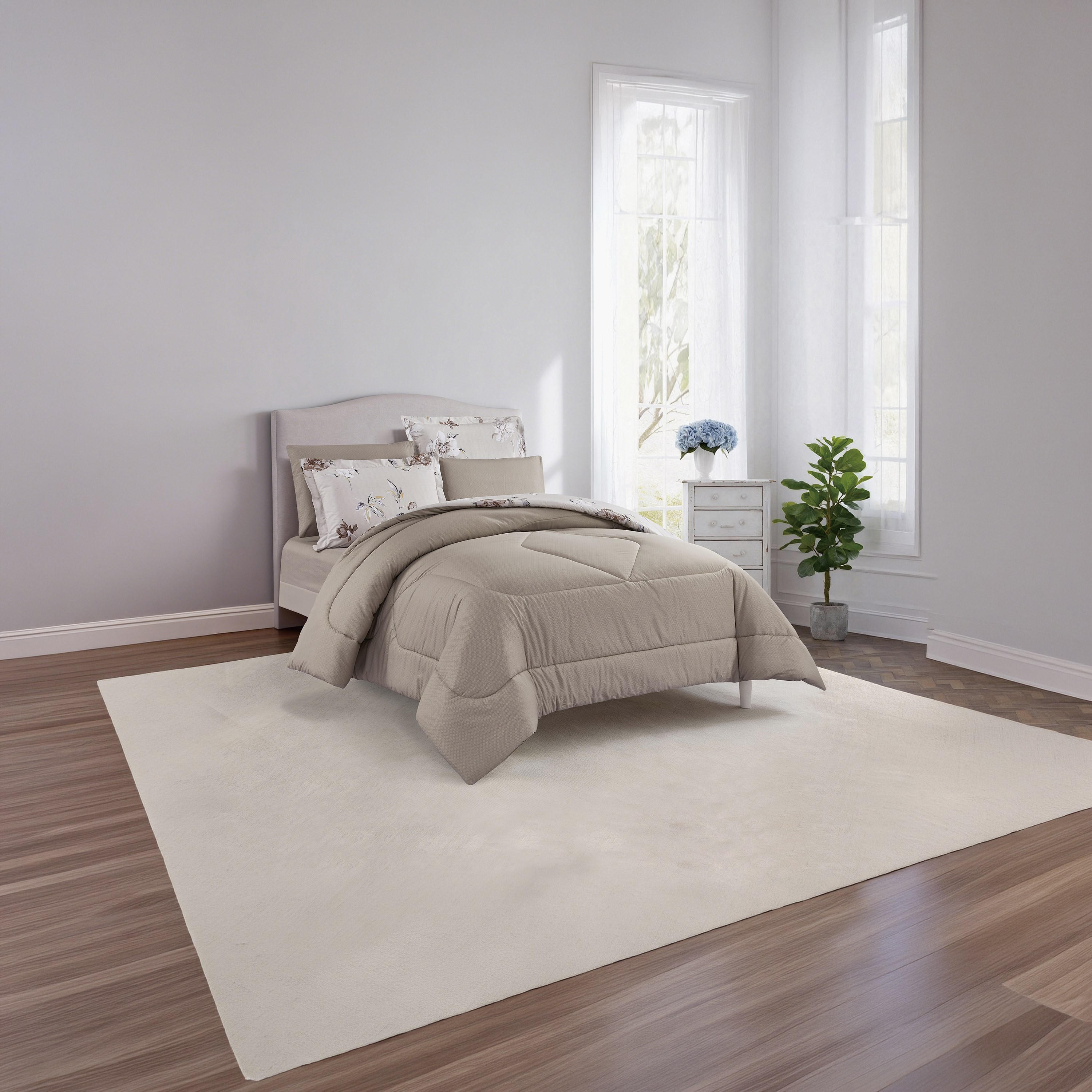 Unique Home All Season 100% Cotton Comforter Set 4 pcs Twin Size - 170x230 cms-household-bedding-comfortersandbedspreads-comforters-image-2