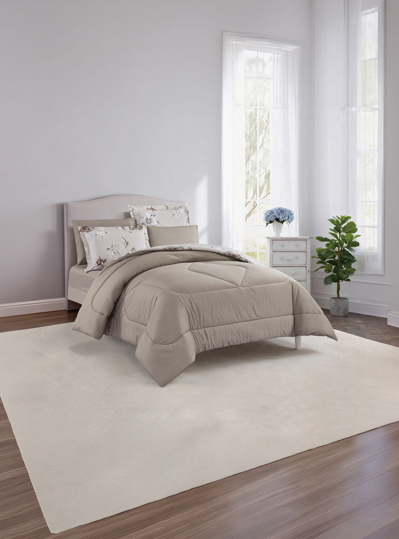 Unique Home All Season 100% Cotton Comforter Set 4 pcs Twin Size - 170x230 cms-household-bedding-comfortersandbedspreads-comforters-image-2