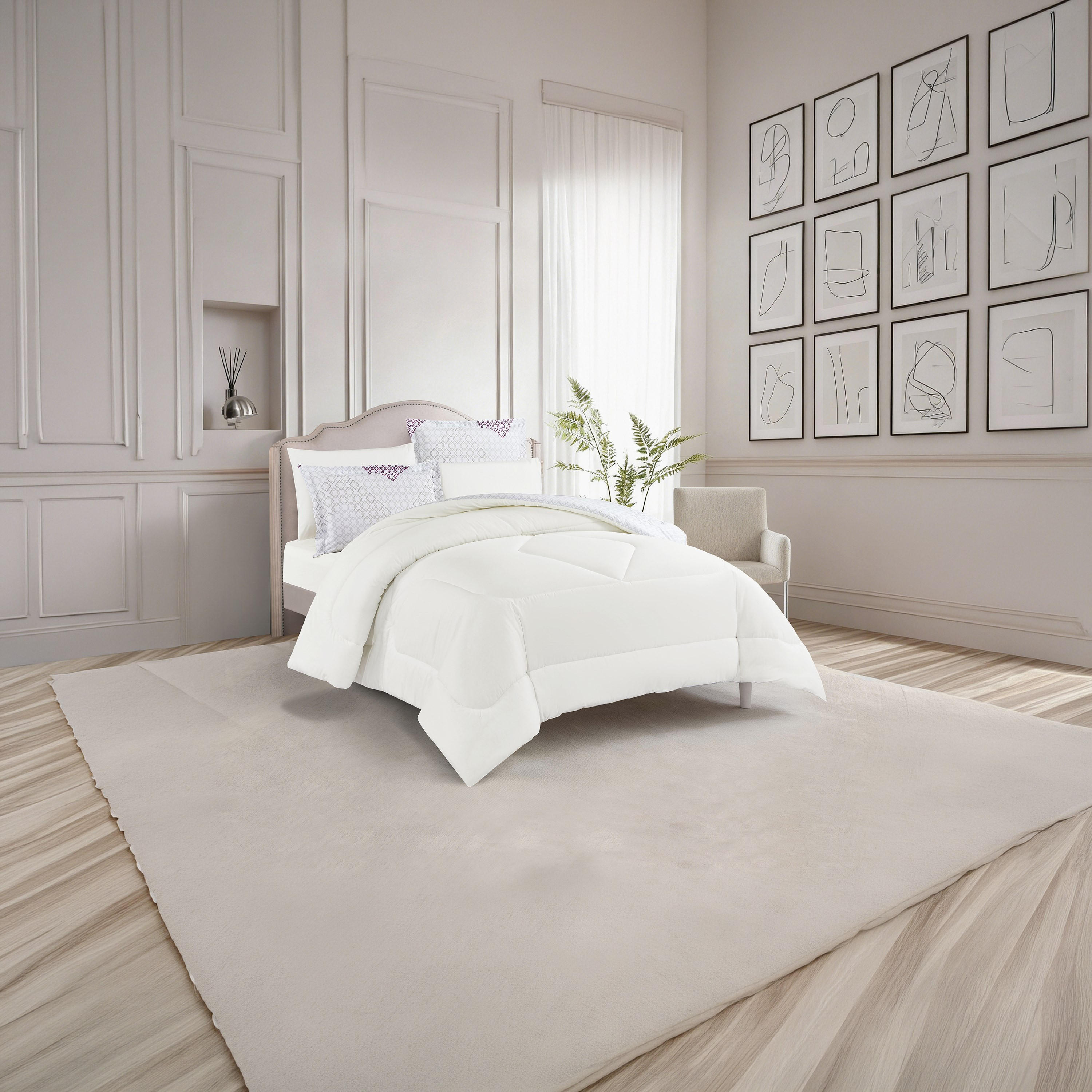 Unique Home All Season 100% Cotton Comforter Set 4 pcs Twin Size - 170x230 cms-household-bedding-comfortersandbedspreads-comforters-image-2
