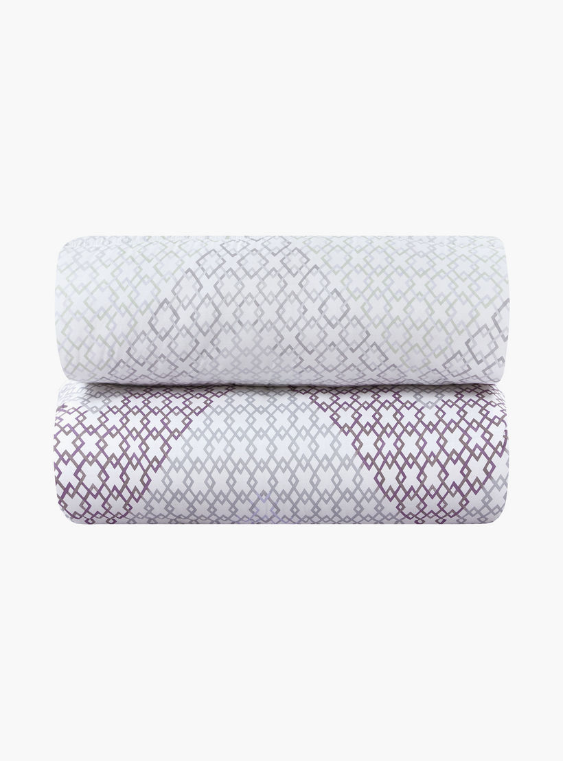 Unique Home All Season 100% Cotton Comforter Set 4 pcs Twin Size - 170x230 cms-household-bedding-comfortersandbedspreads-comforters-image-4