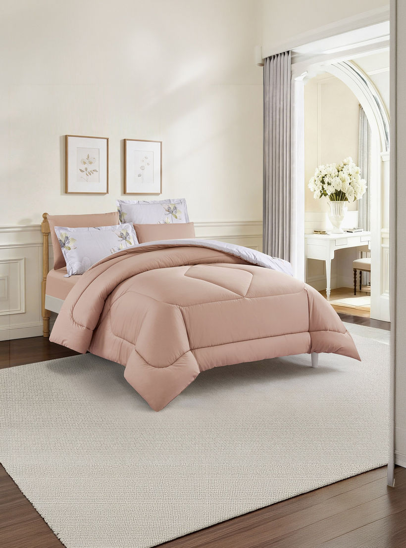 Unique Home All Season 100% Cotton Comforter Set 4 pcs Twin Size - 170x230 cms-household-bedding-comfortersandbedspreads-comforters-image-3