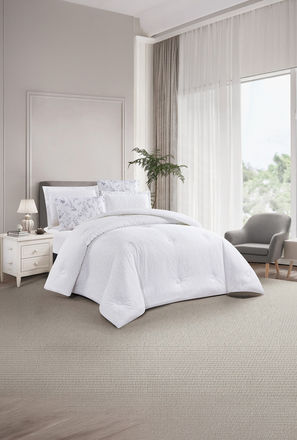 Unique Home All Season Textured Waffle 4 pcs Twin Comforter Set - 170x230 cms-household-image-1